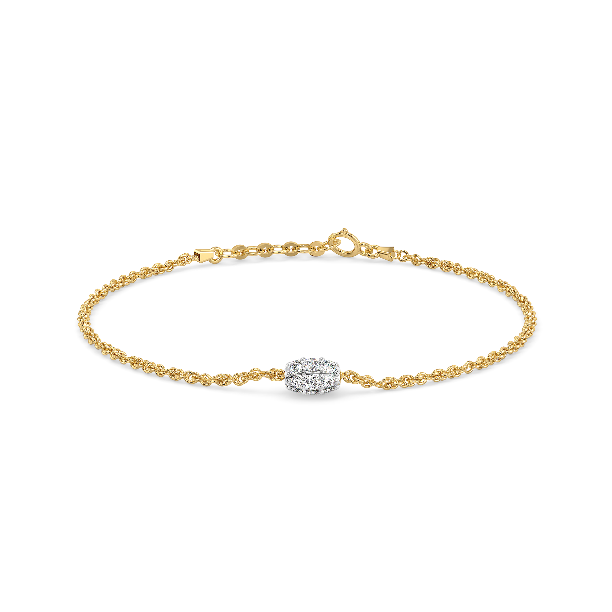 Diamond in Motion – Lab Diamond Bracelet