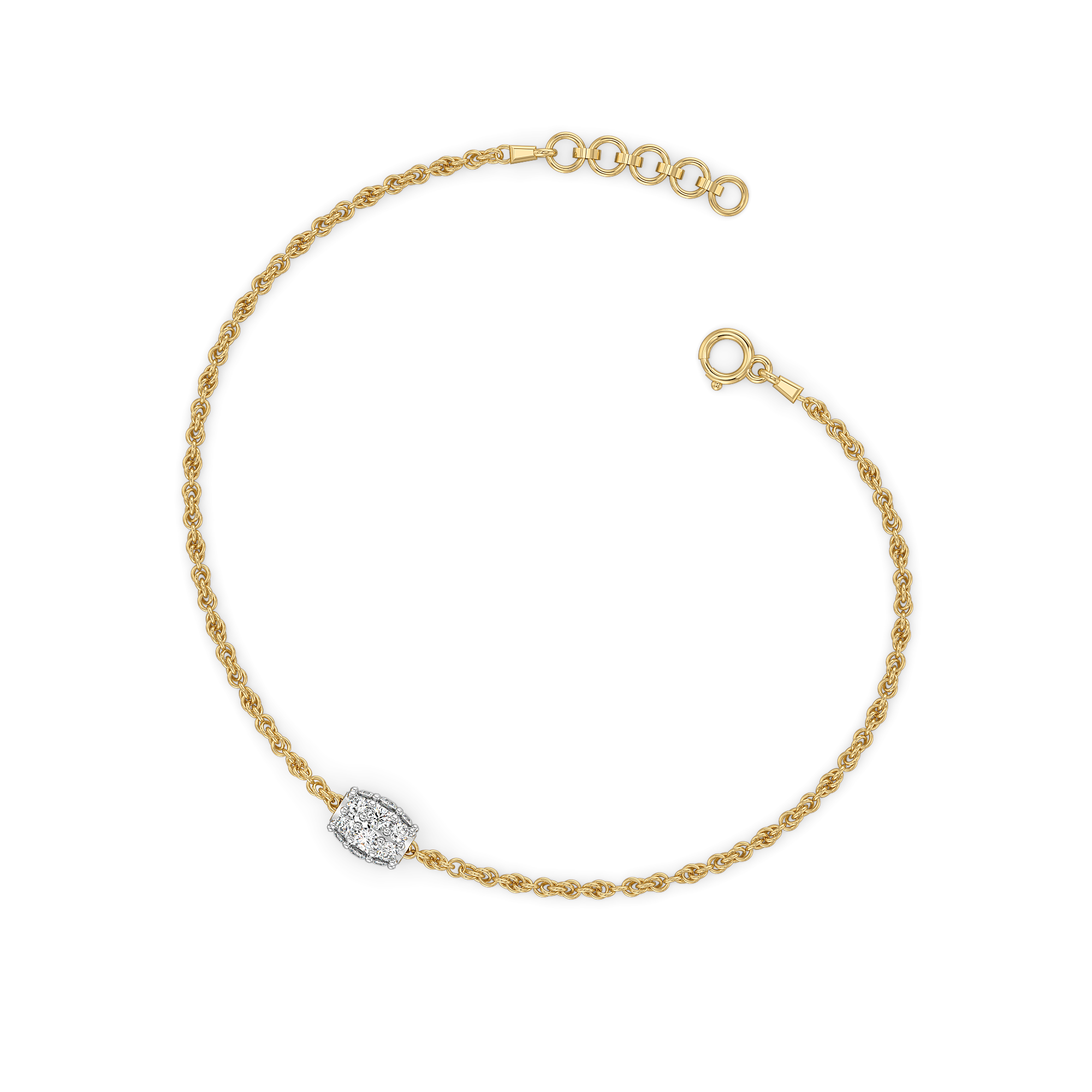 Diamond in Motion – Lab Diamond Bracelet Secondary image