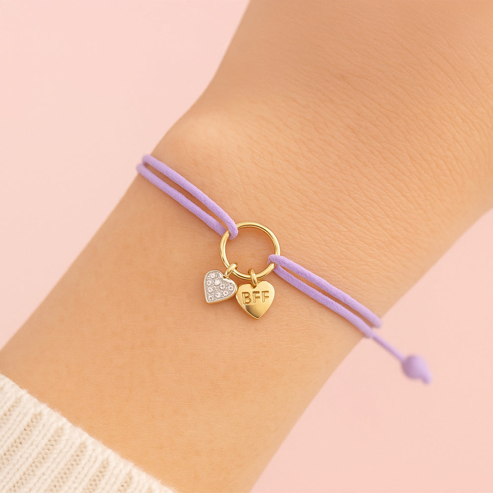 Purple Promise – Lab Diamond BFF Bracelet Secondary image