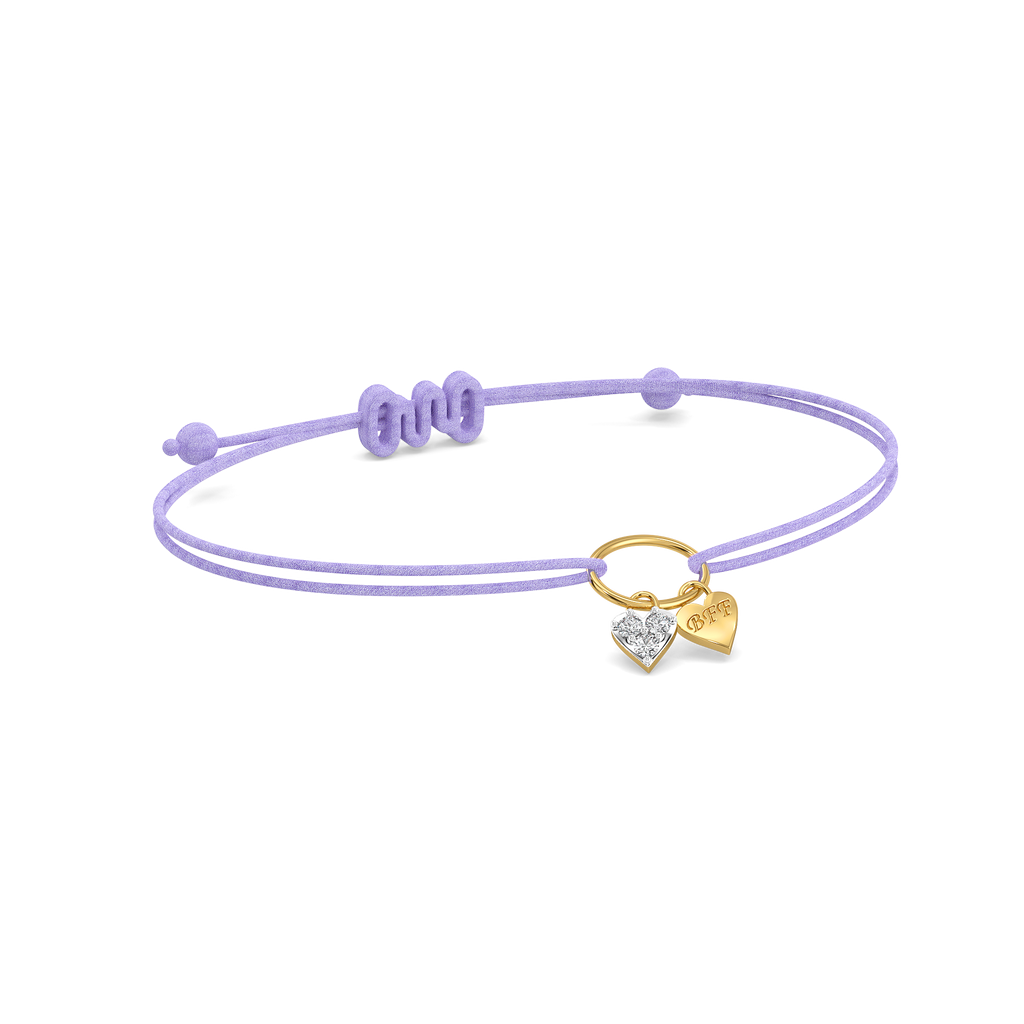 Purple Promise – Lab Diamond BFF Bracelet