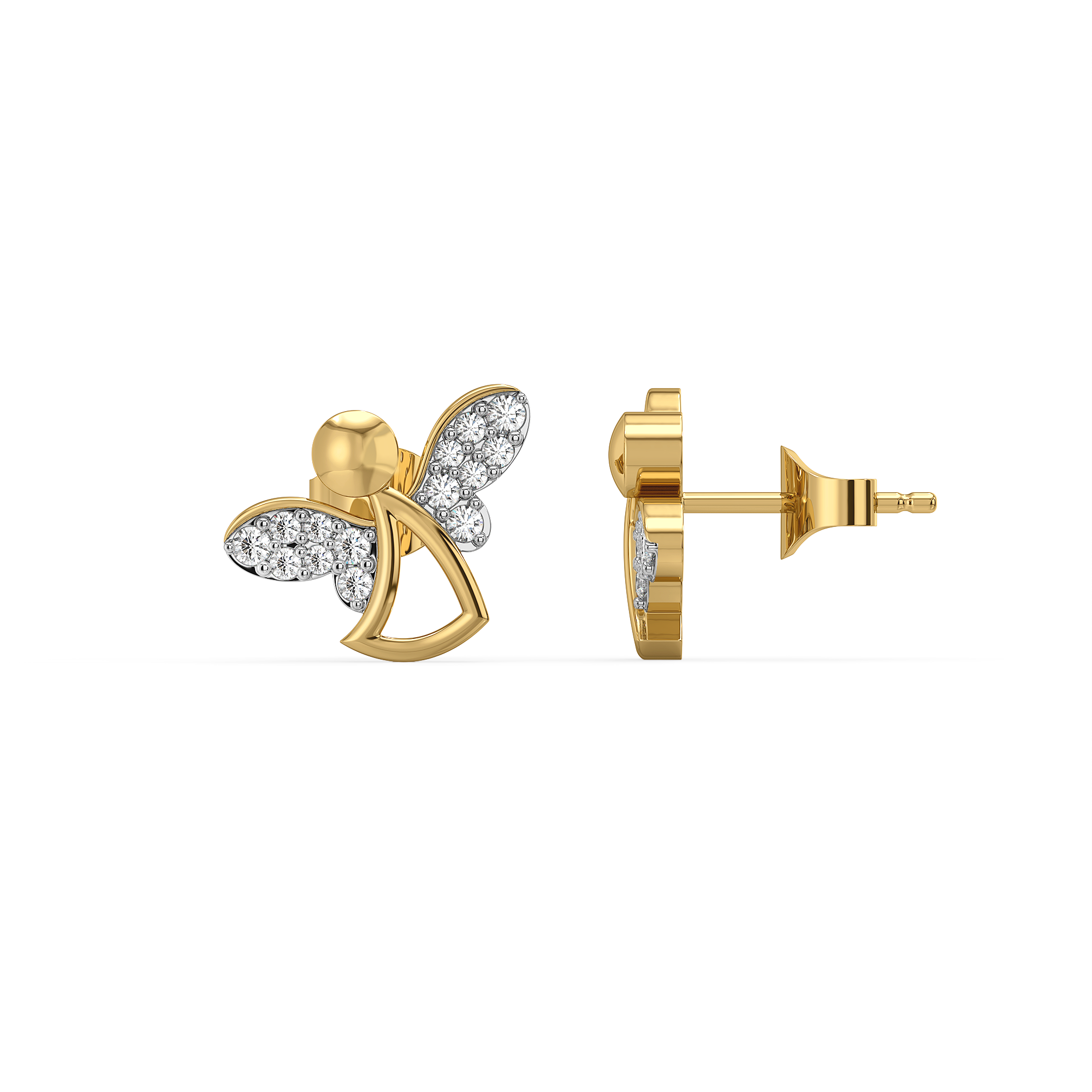 Light Guardian - Lab Diamond Stud Earrings