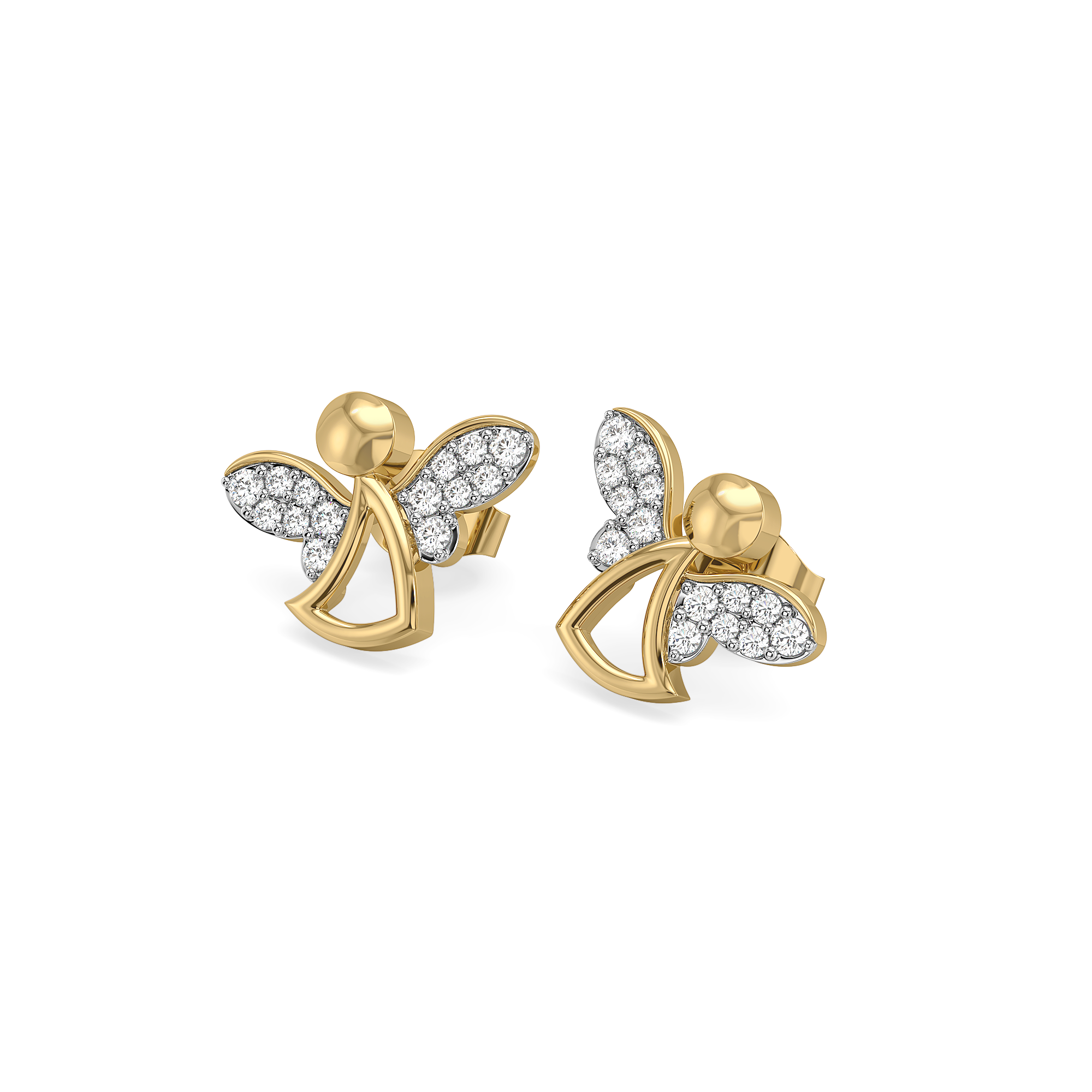 Light Guardian - Lab Diamond Stud Earrings Main image