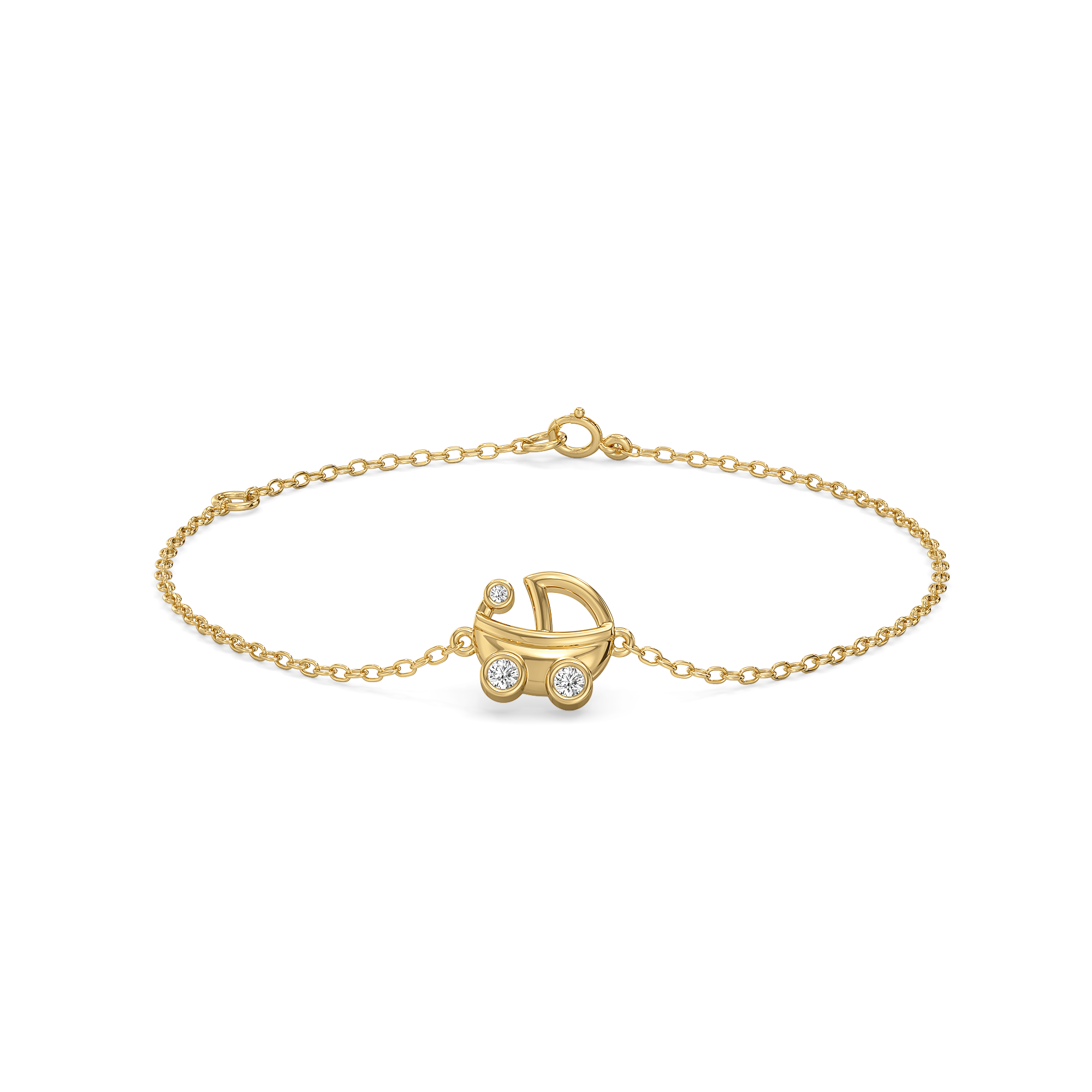Cradle Glow - Lab Diamond Bracelet Secondary image