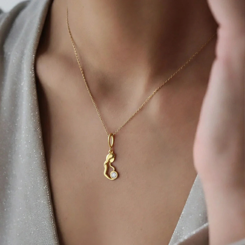 Warm Embrace - Lab Diamond Pendant Main image