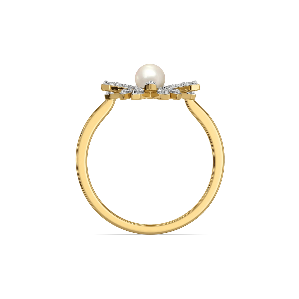 Crystal Pearls - Lab Diamond Rings