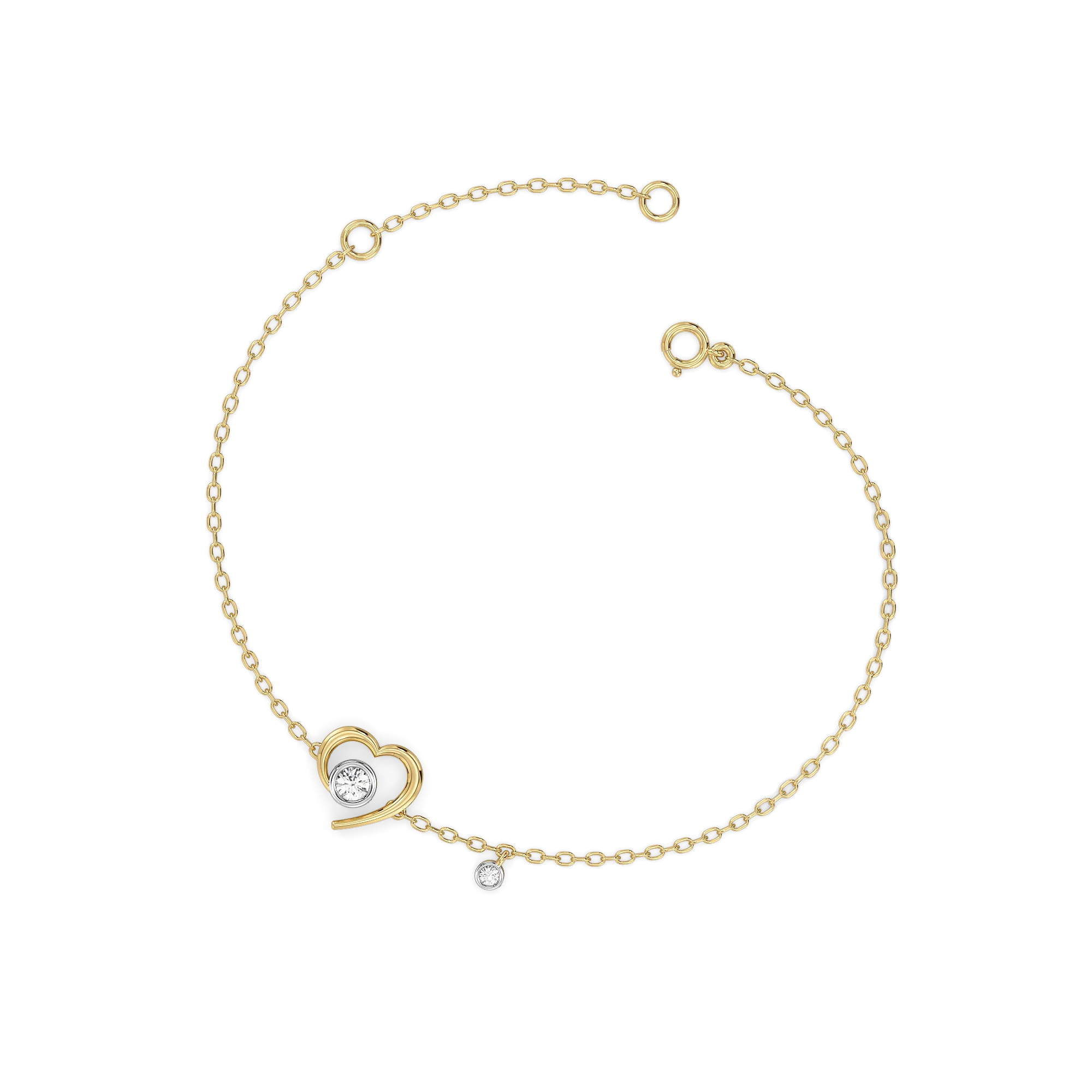 In Your Heart - Lab Diamond Bracelet