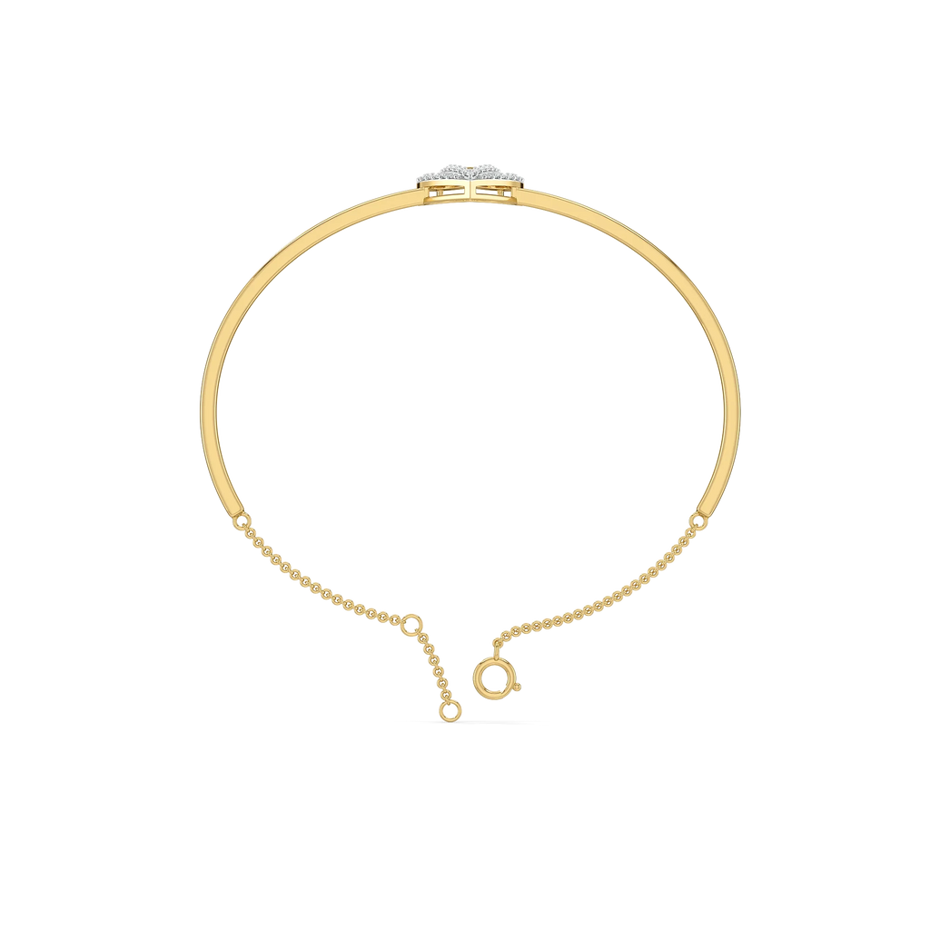 Wrapped in Love - Lab Diamond Drop Bangle