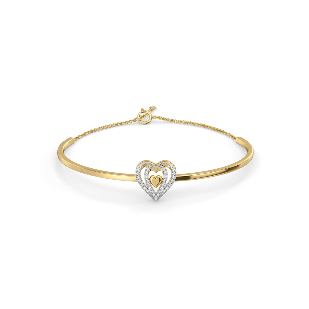 Wrapped in Love - Lab Diamond Drop Bangle