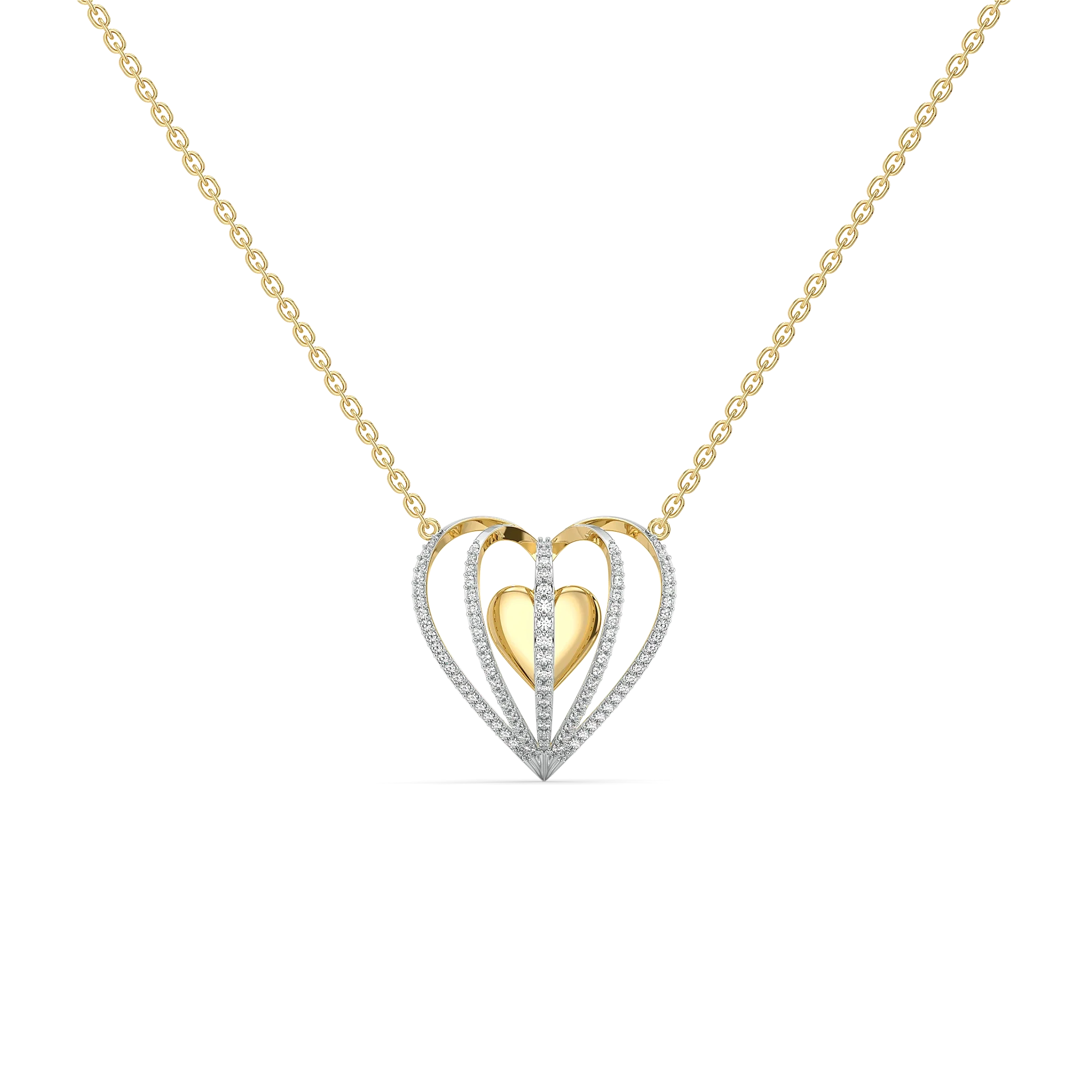 Wrapped in Love - Lab Diamond Necklace Secondary image