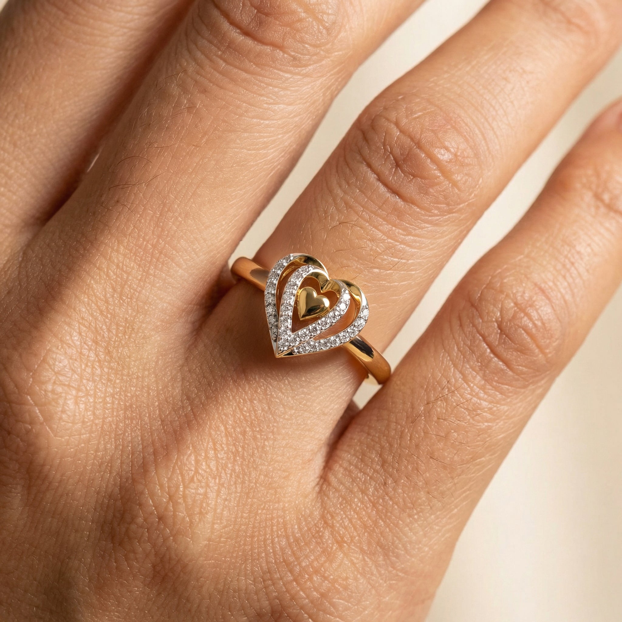 Wrapped in Love - Lab Diamond Ring Main image
