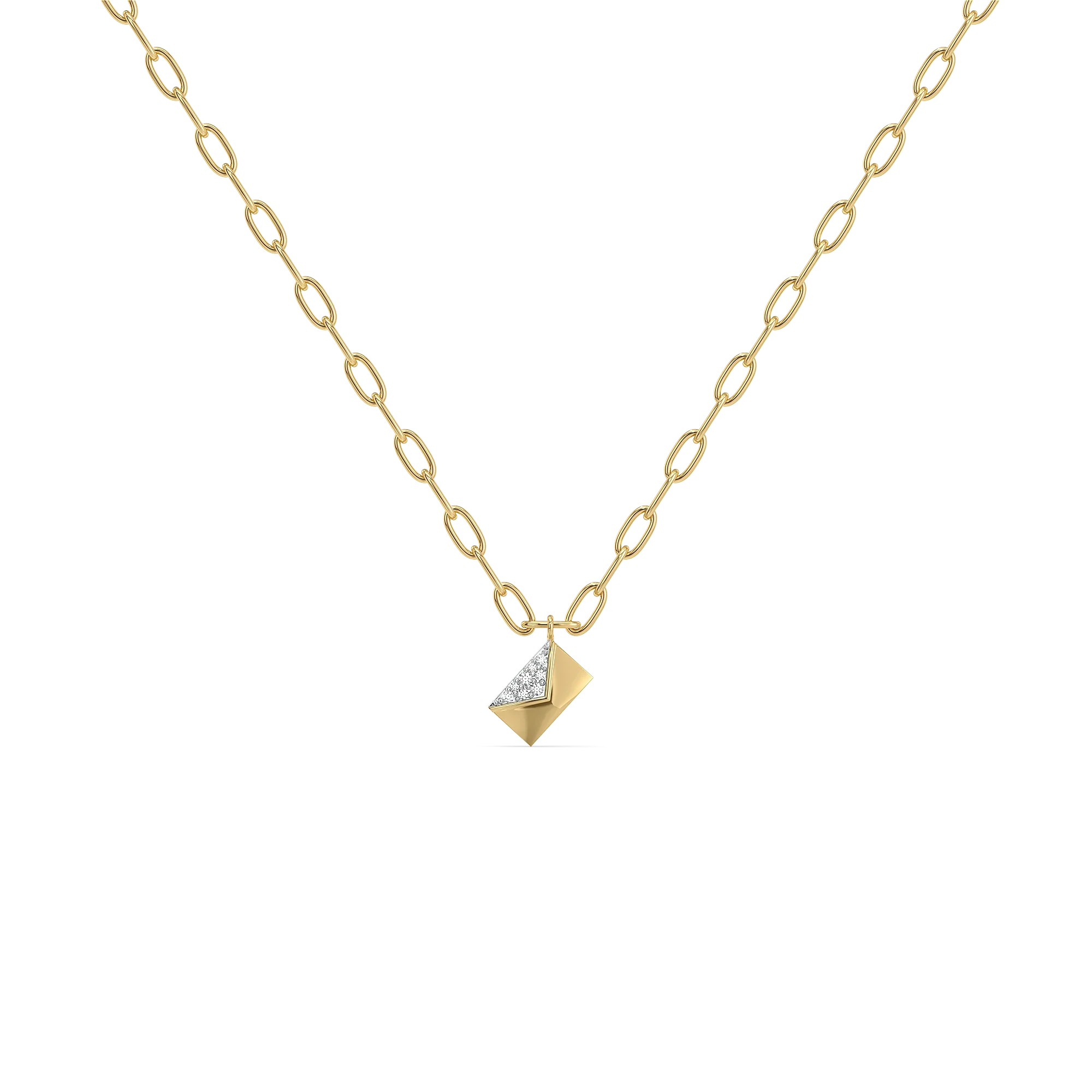 Secret Note - Lab Diamond Necklace Main image