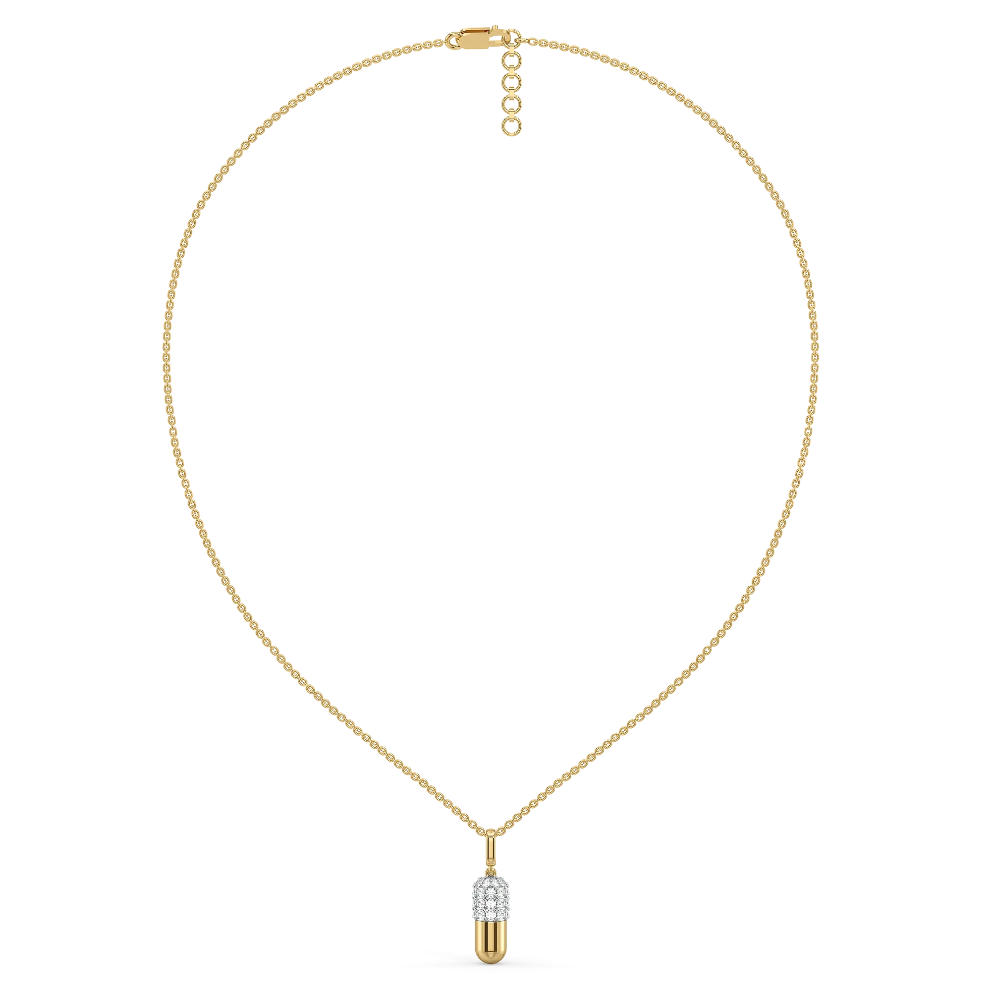 Love Capsule - Lab Diamond Necklace