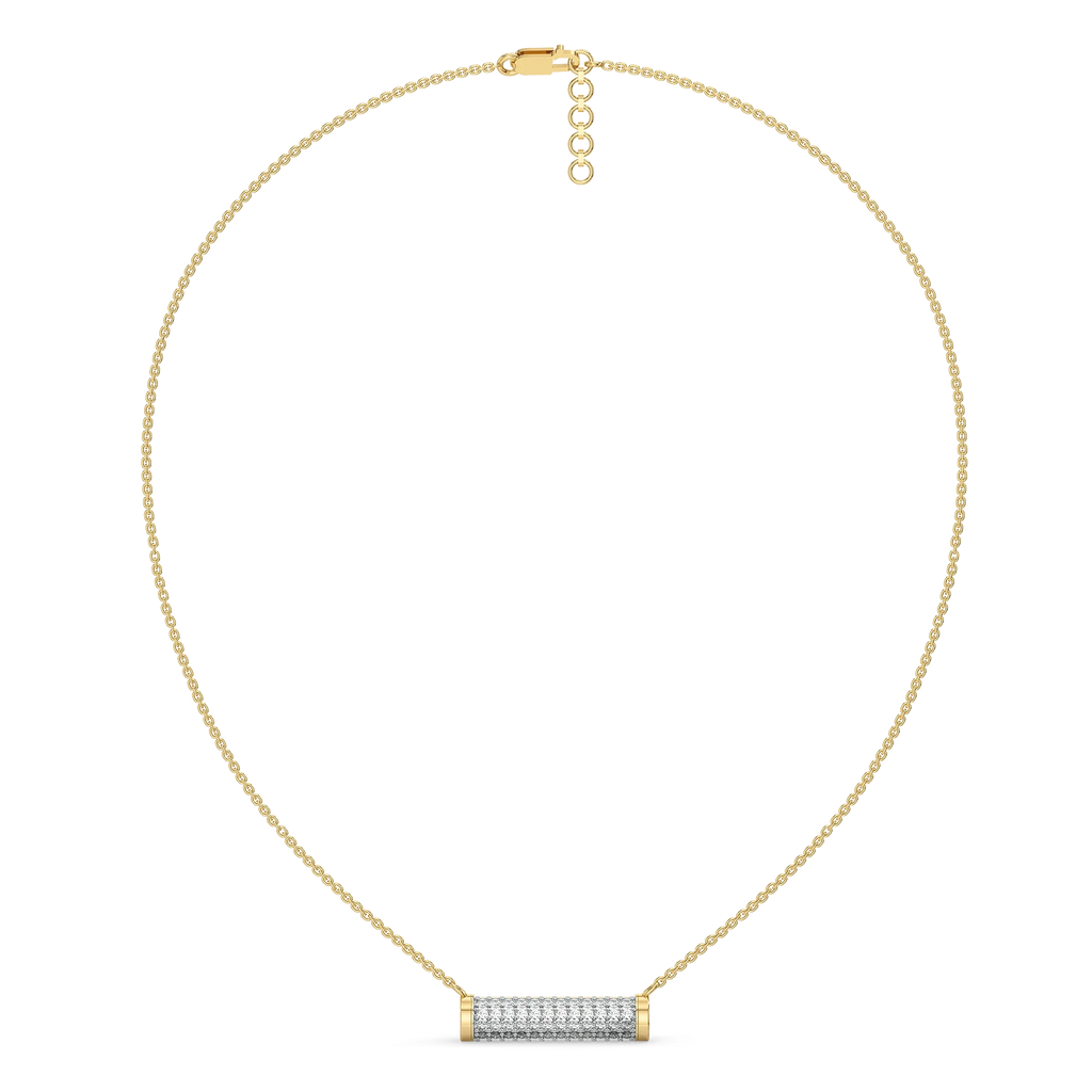 Love Bar - Lab Diamond Necklace