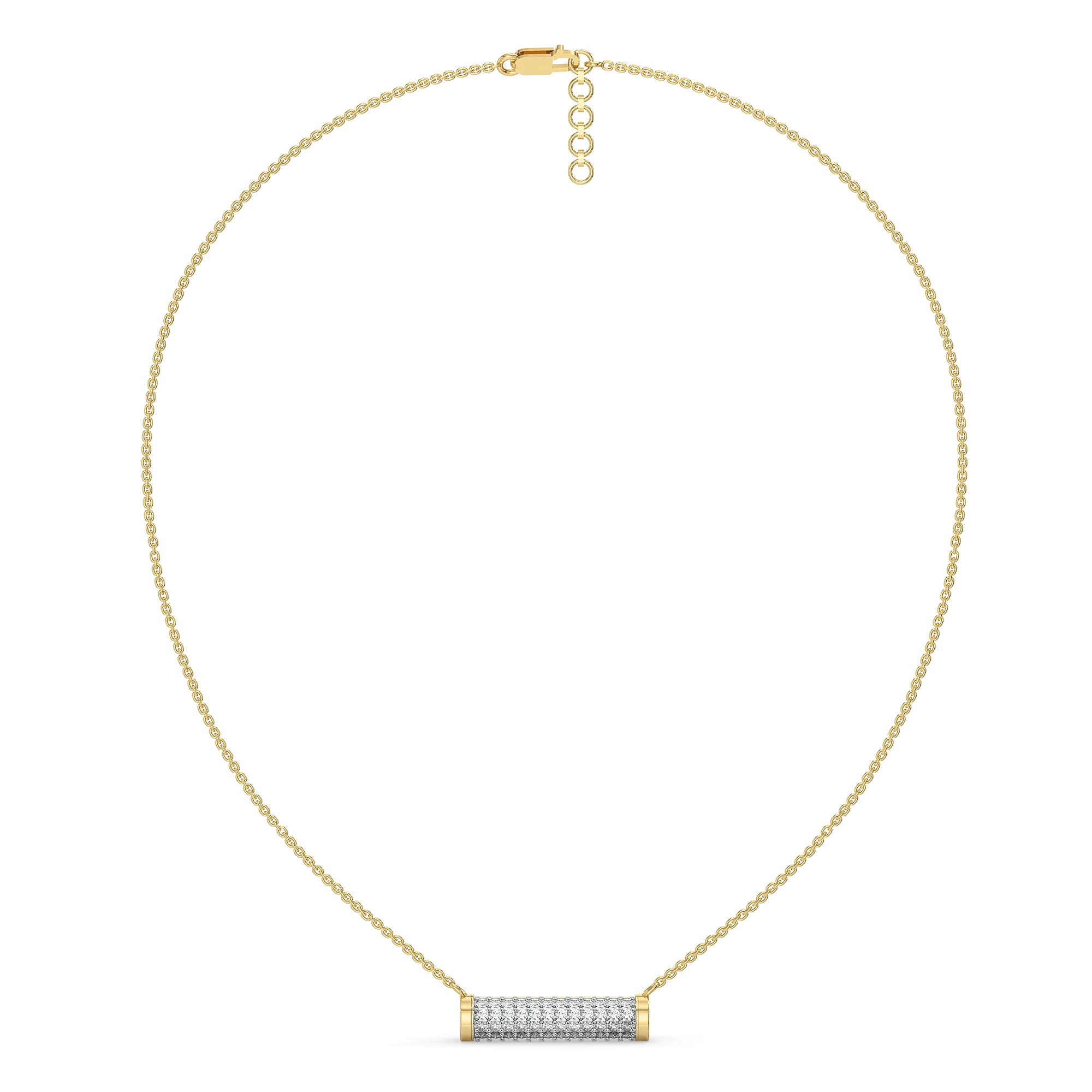 Love Bar - Lab Diamond Necklace