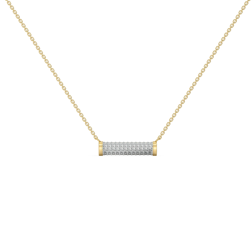 Love Bar - Lab Diamond Necklace