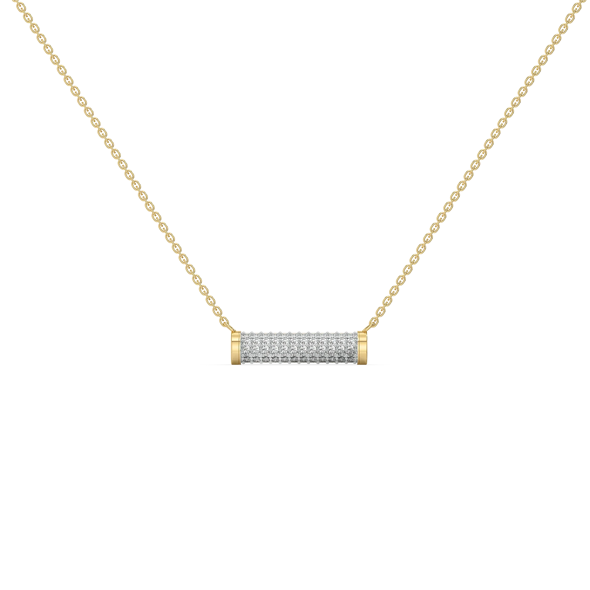 Love Bar - Lab Diamond Necklace