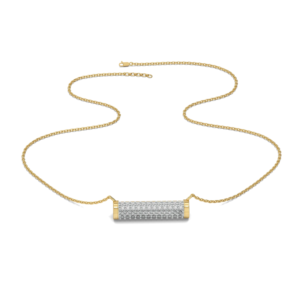 Love Bar - Lab Diamond Necklace