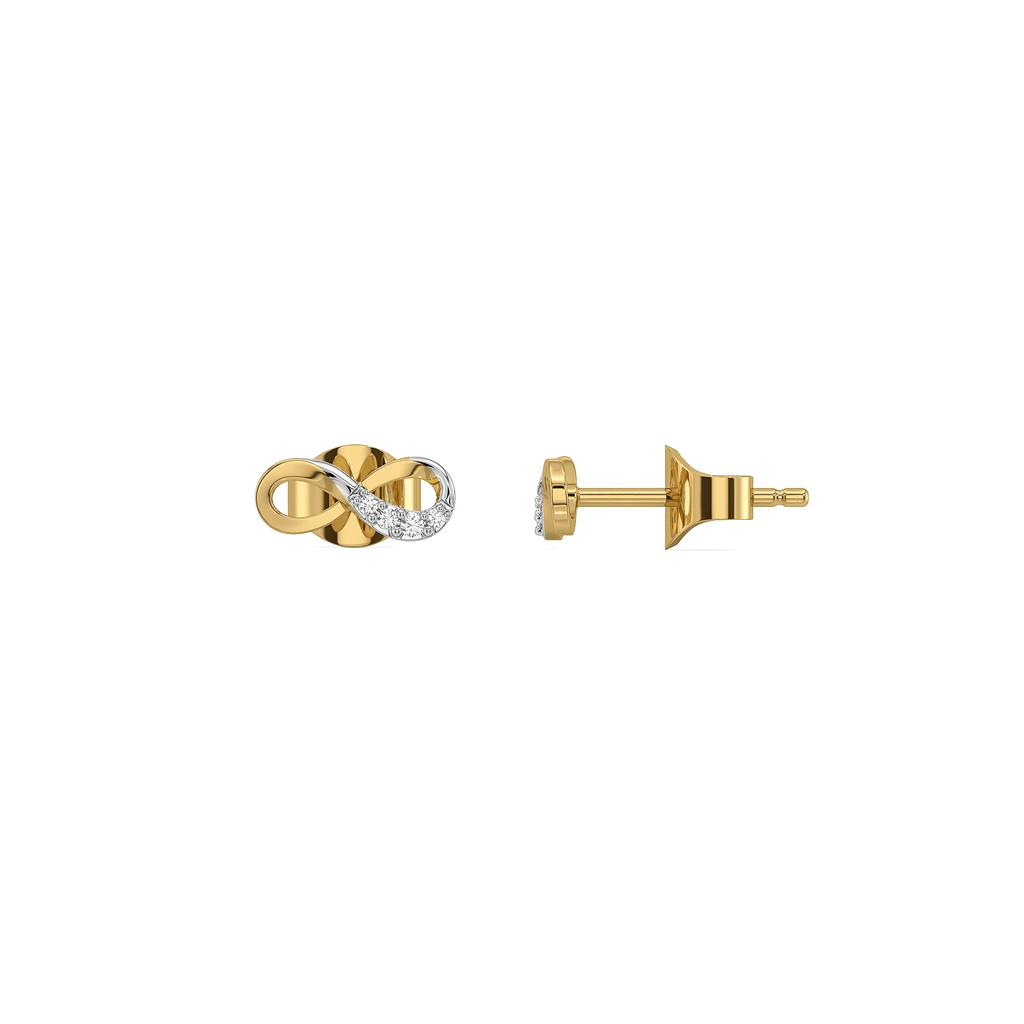 Eternal Infinity - Lab Diamond Stud Earrings