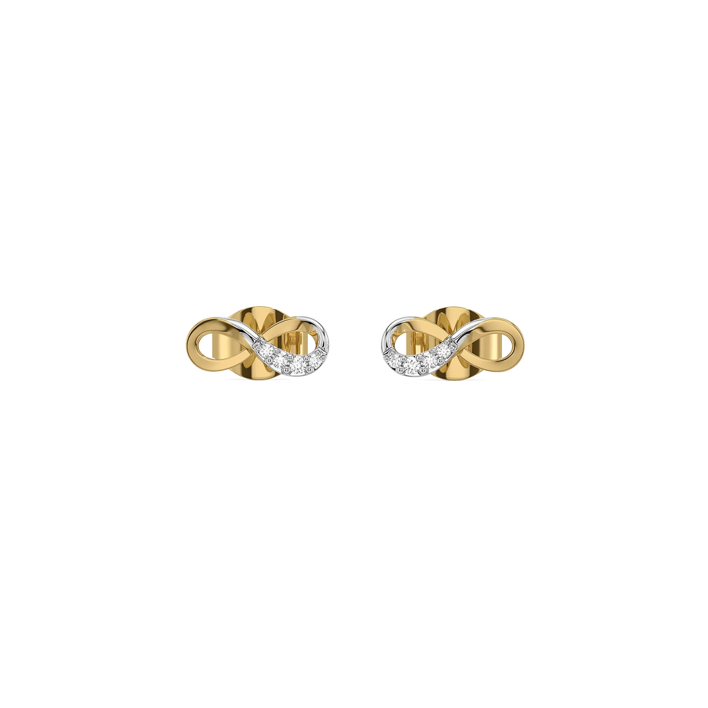 Eternal Infinity - Lab Diamond Stud Earrings