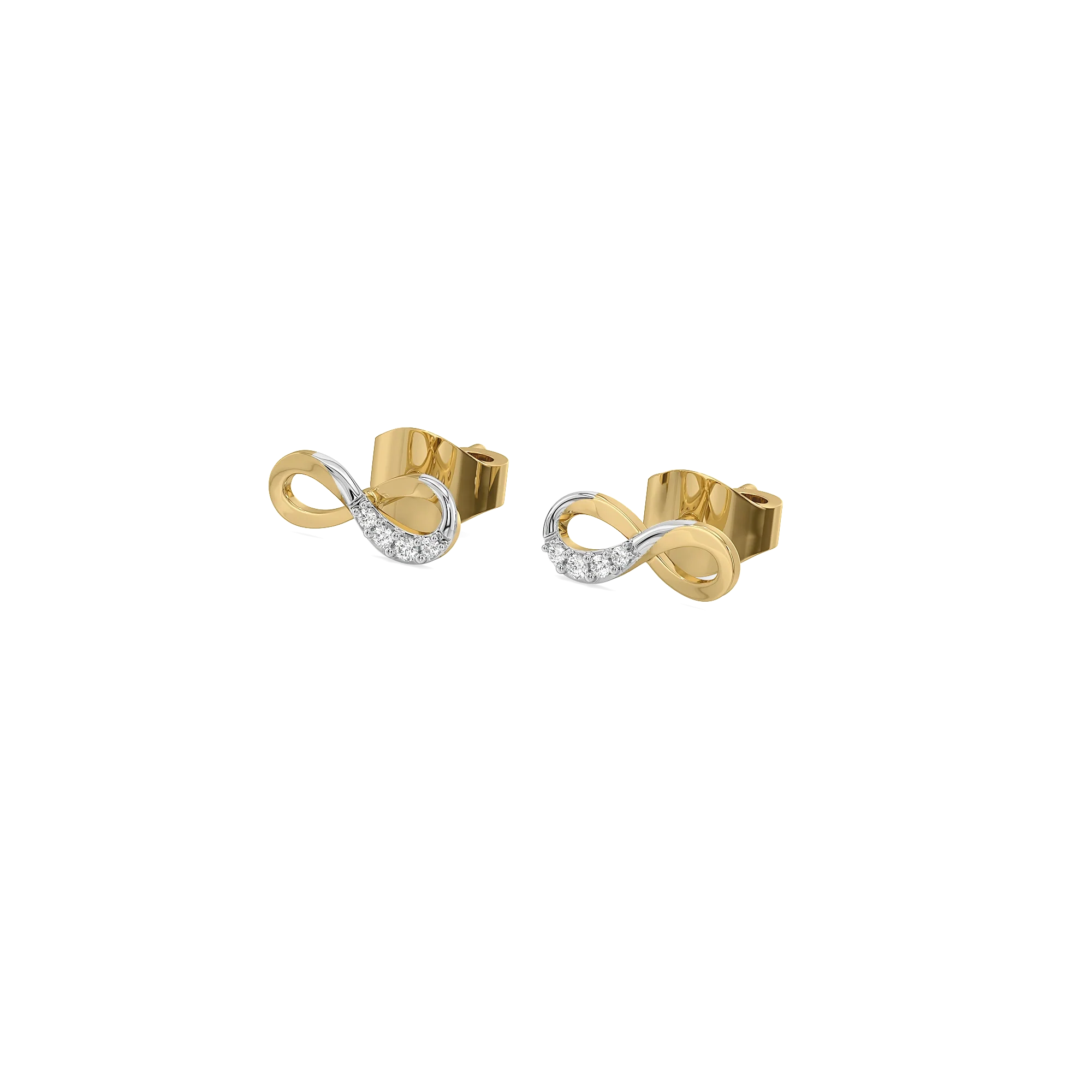 Eternal Infinity - Lab Diamond Stud Earrings