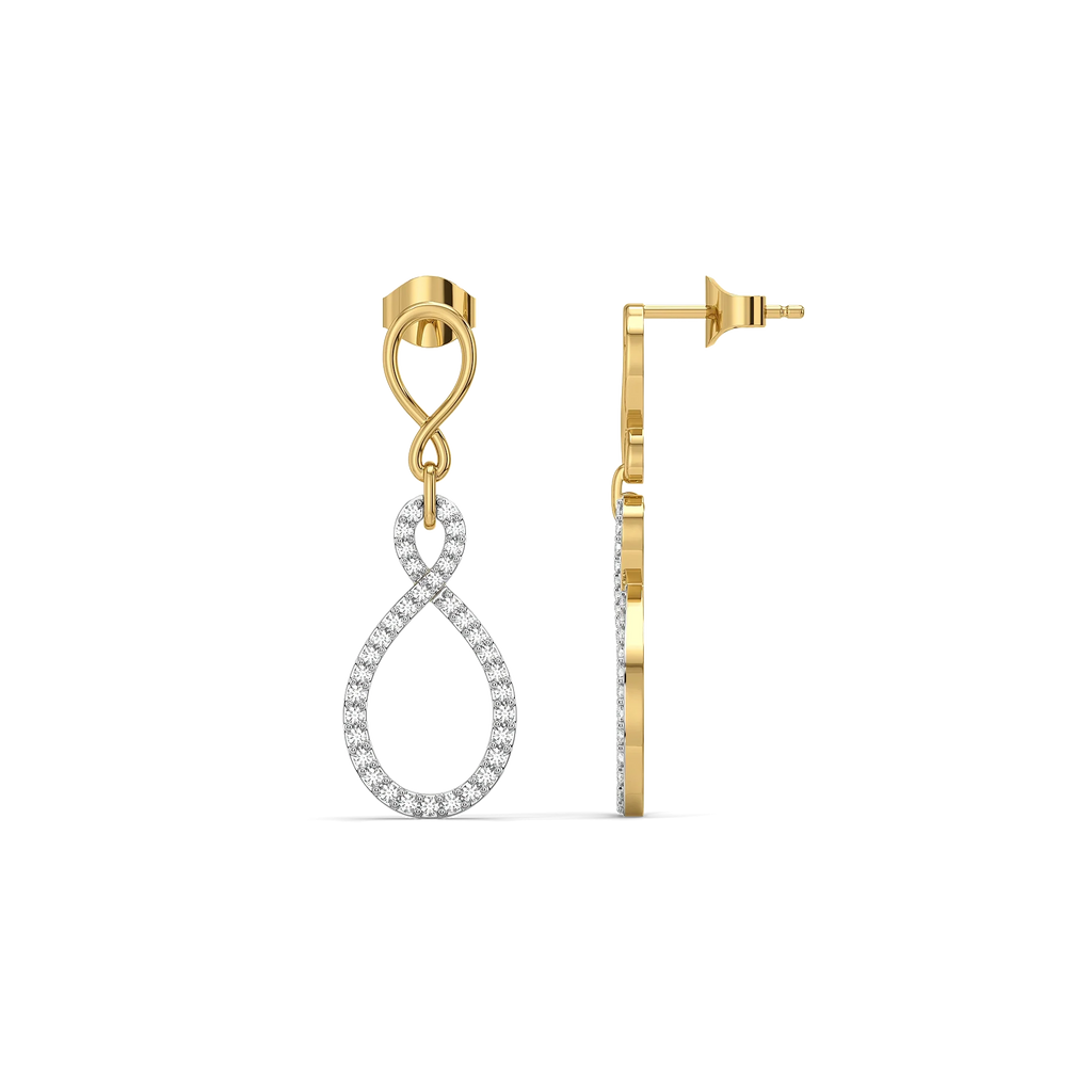 Endless You - Lab Diamond Drop Earrings