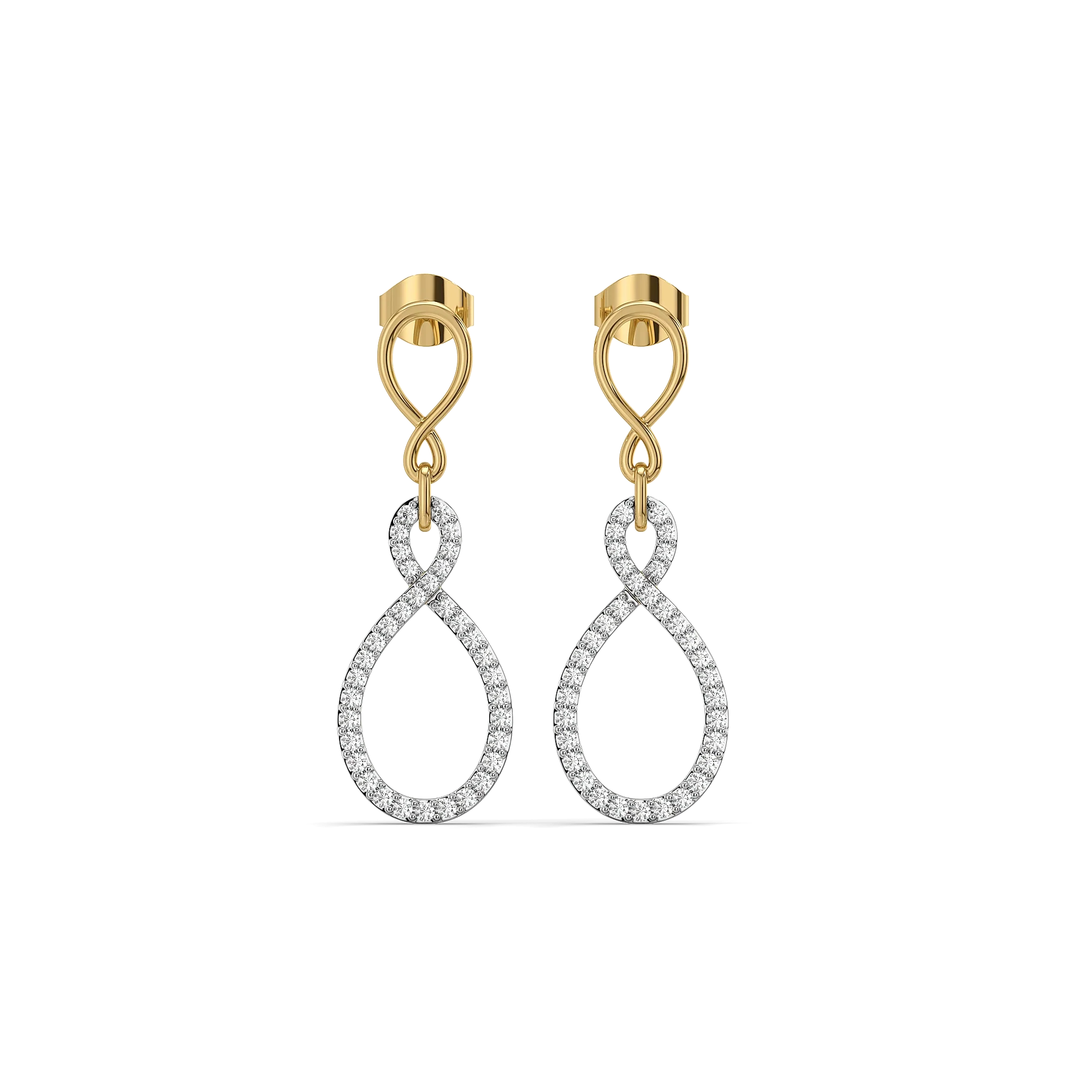 Endless You - Lab Diamond Drop Earrings Main image