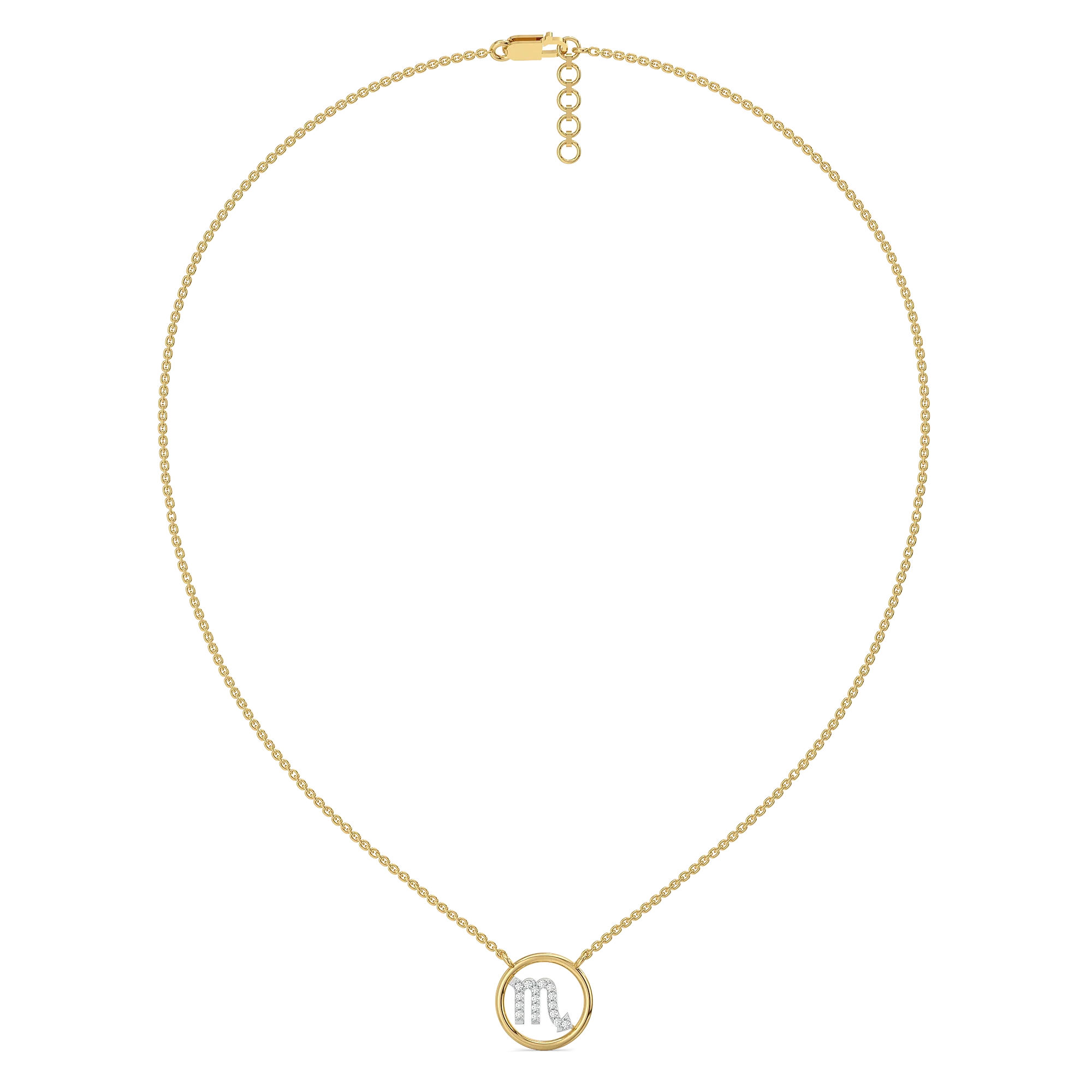 Scorpio Flame - Lab Diamond Necklace