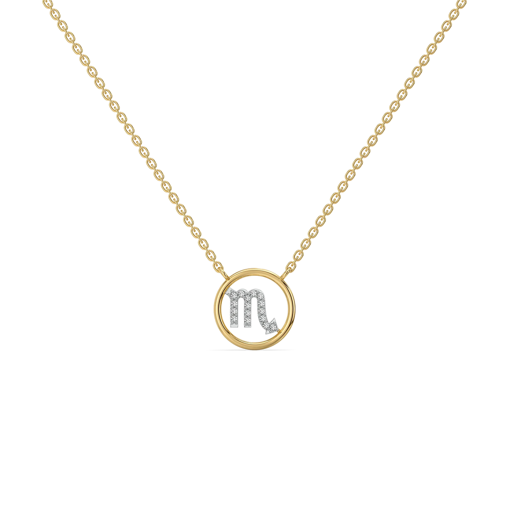 Scorpio Flame - Lab Diamond Necklace