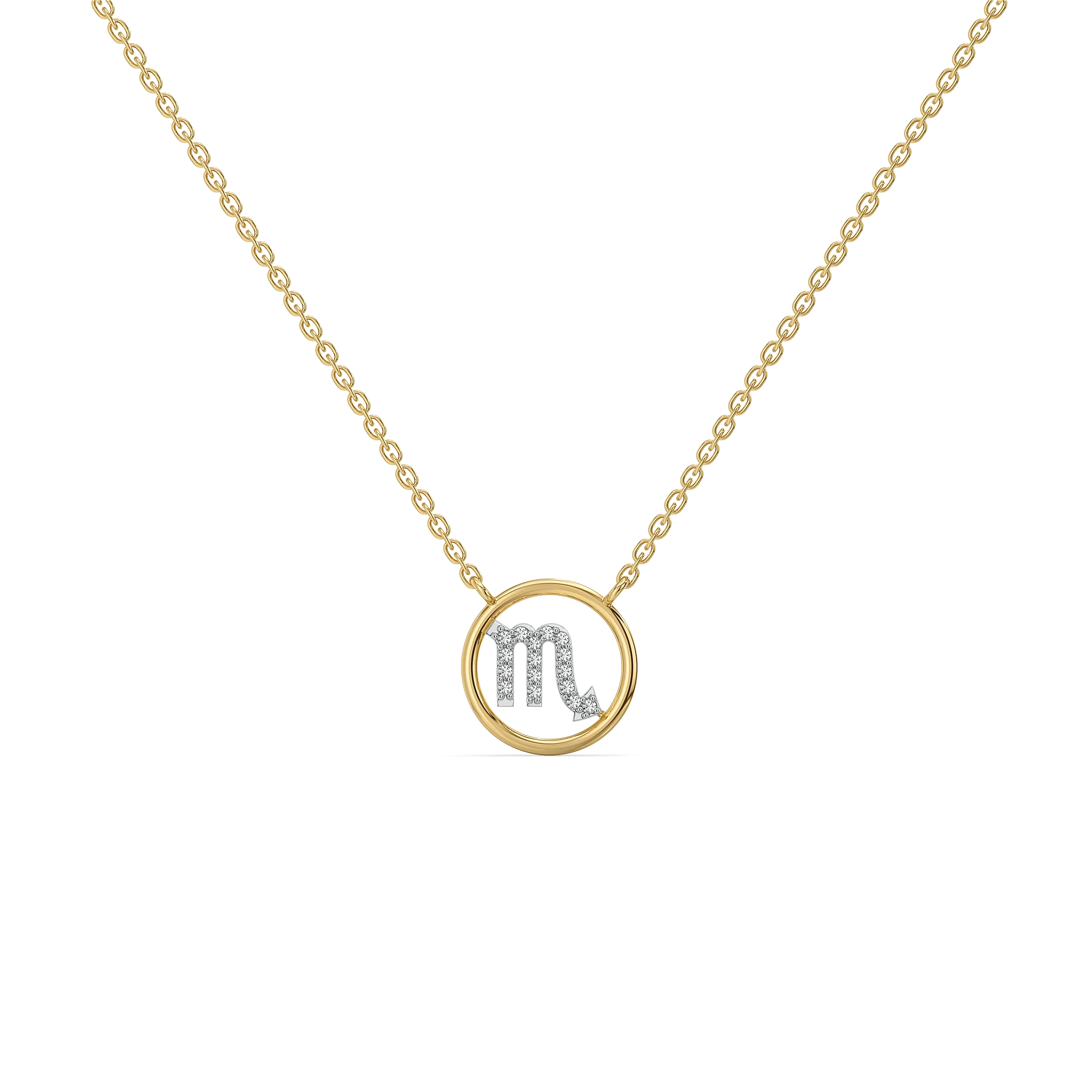 Scorpio Flame - Lab Diamond Necklace