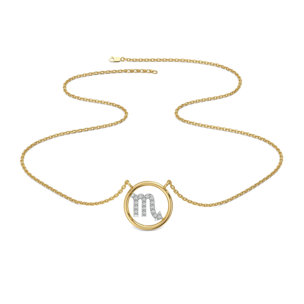 Scorpio Flame - Lab Diamond Necklace