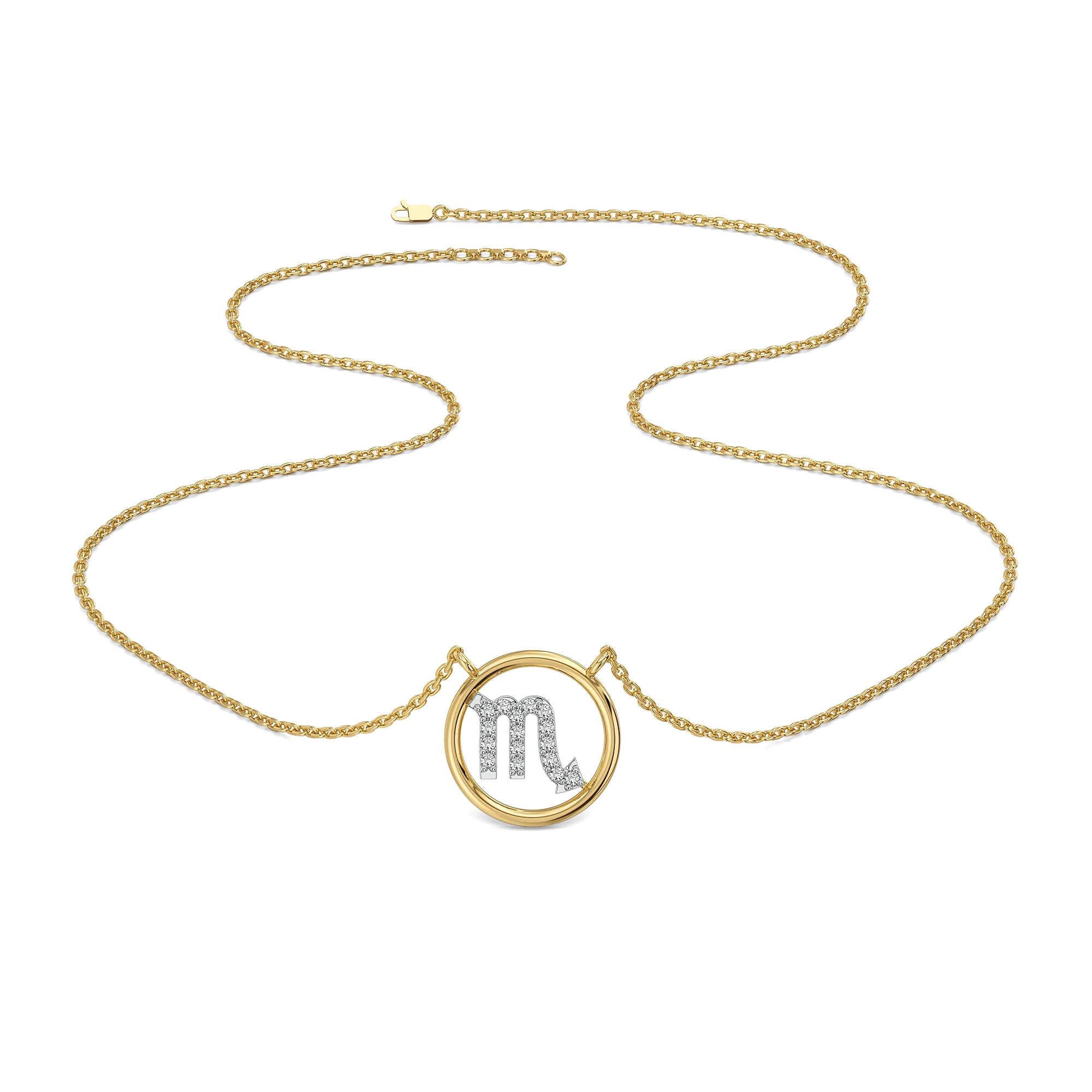Scorpio Flame - Lab Diamond Necklace