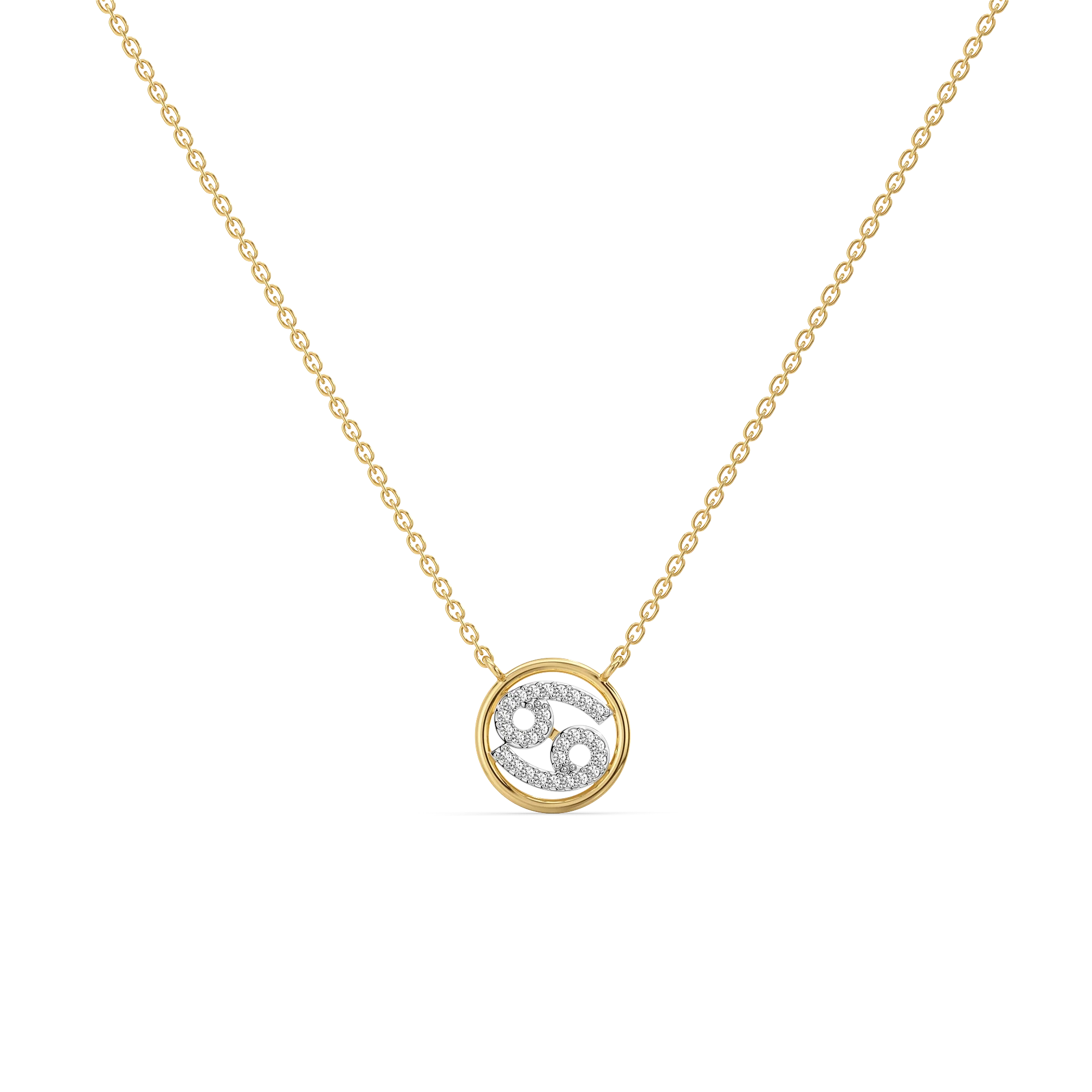 Cancer Moon - Lab Diamond Necklace