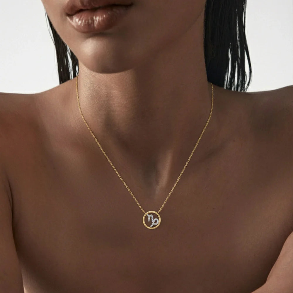 Capricorn Crown - Lab Diamond Necklace Main image