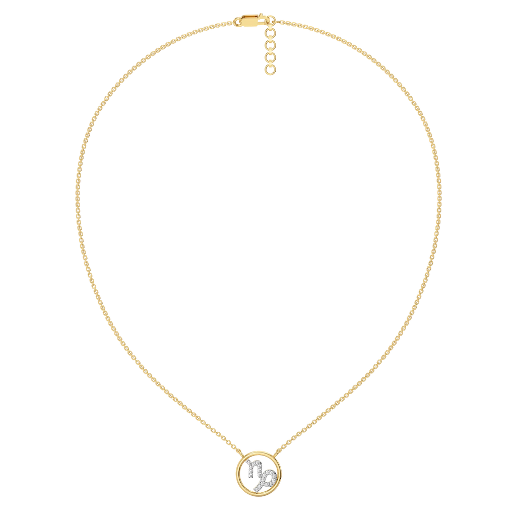 Capricorn Crown - Lab Diamond Necklace