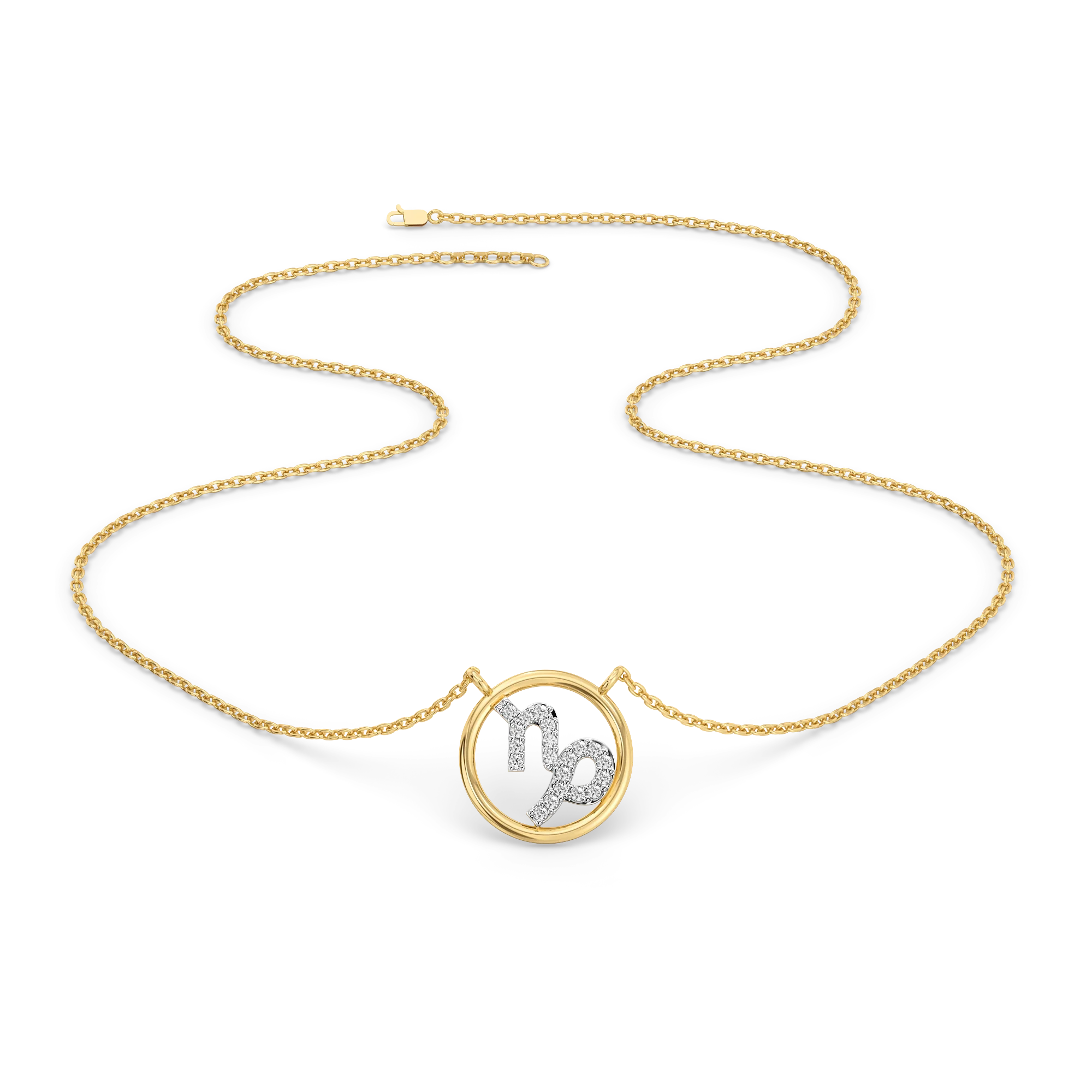 Capricorn Crown - Lab Diamond Necklace