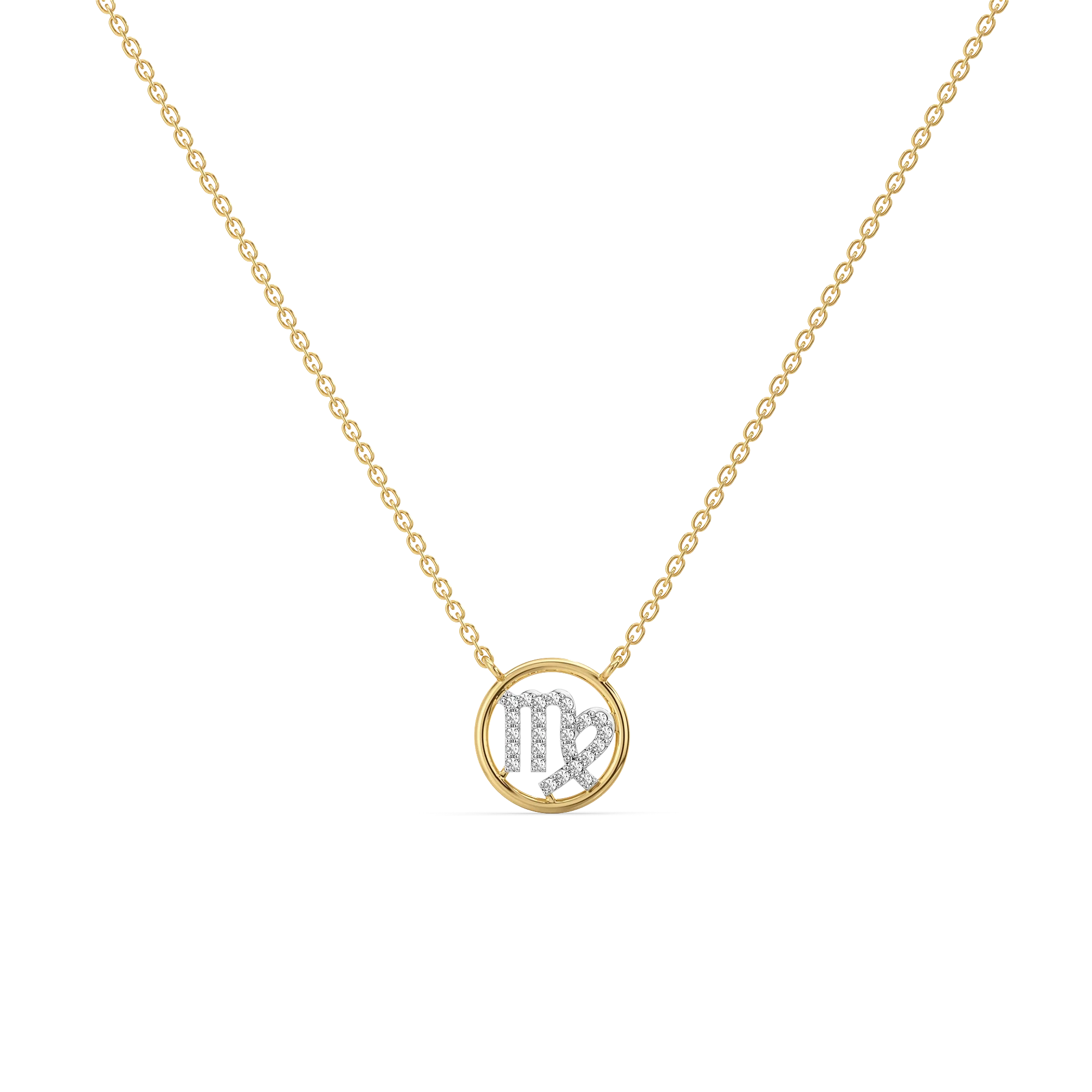 Virgo Aura - Lab Diamond Necklace Main image