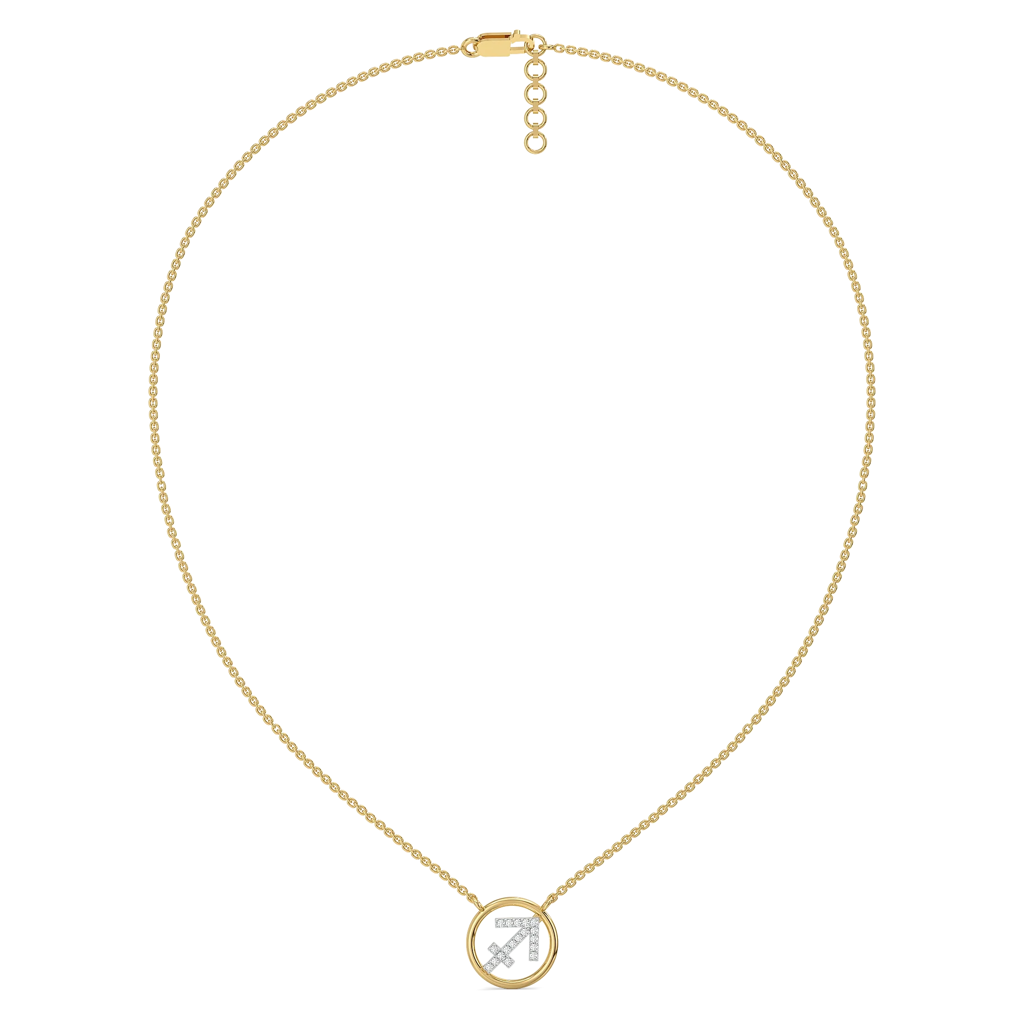 Sagittarius Trail - Lab Diamond Necklace