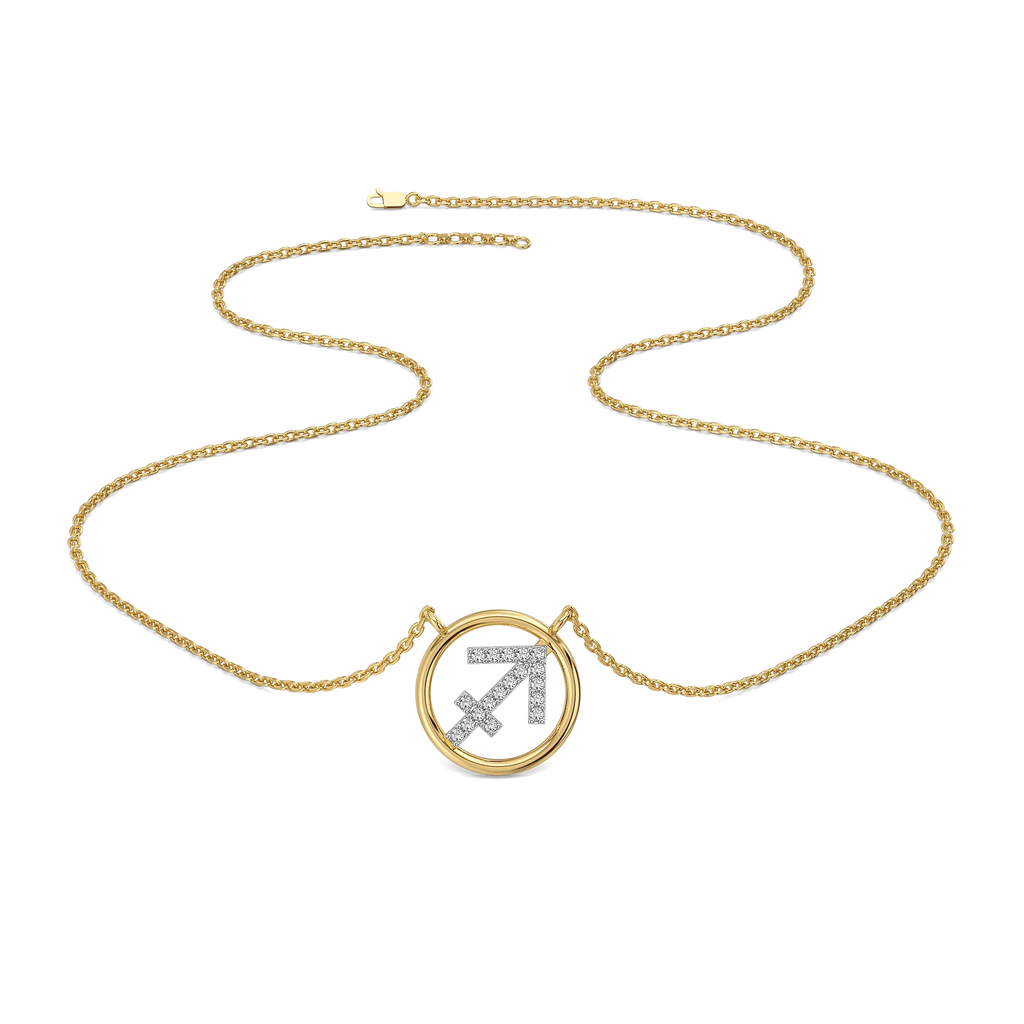 Sagittarius Trail - Lab Diamond Necklace