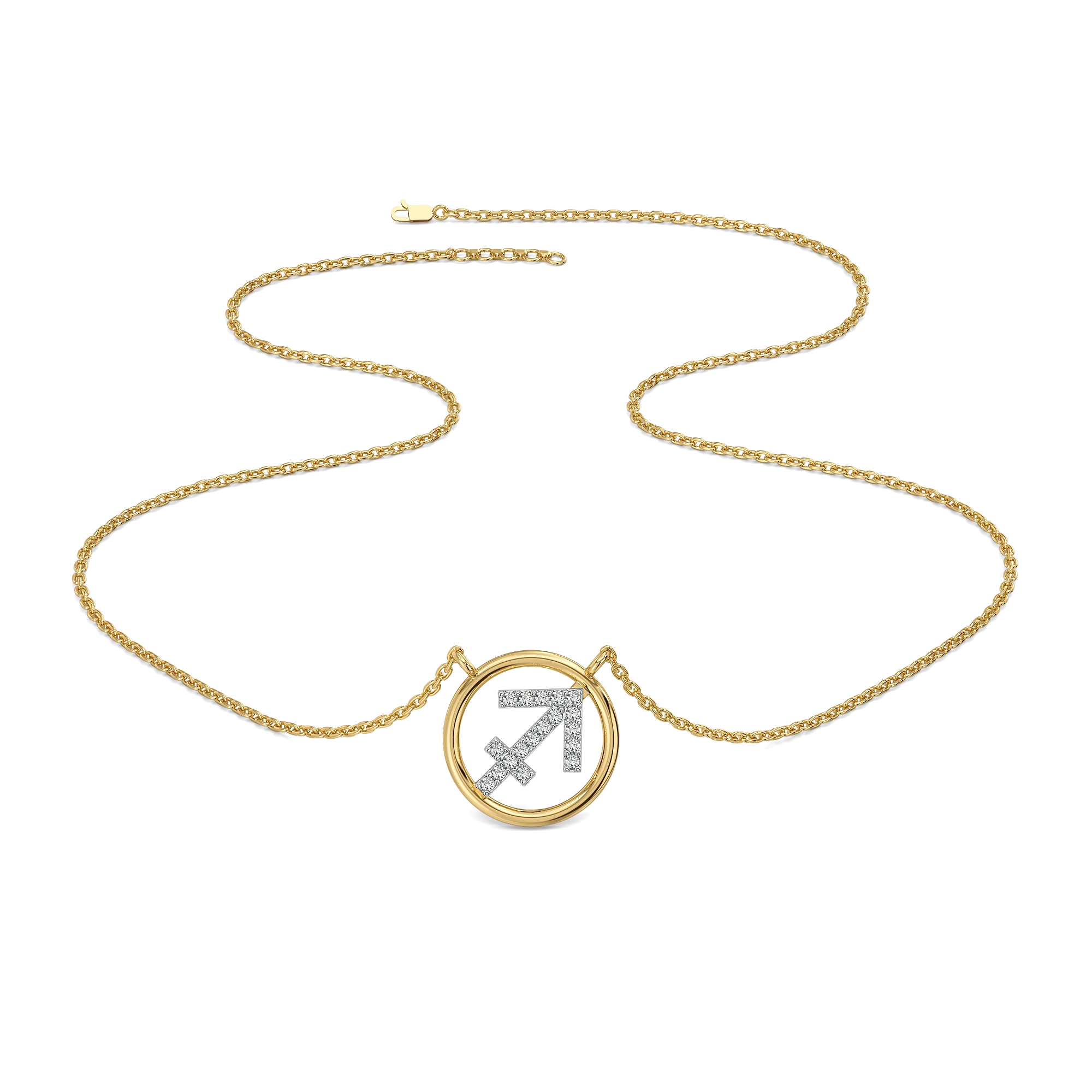Sagittarius Trail - Lab Diamond Necklace