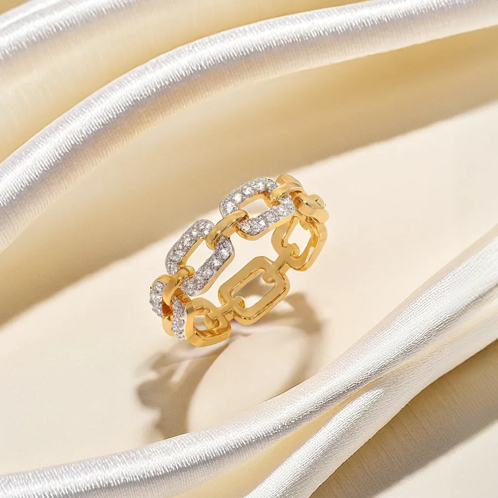 Linkin' It Up - Lab Diamond Band Ring