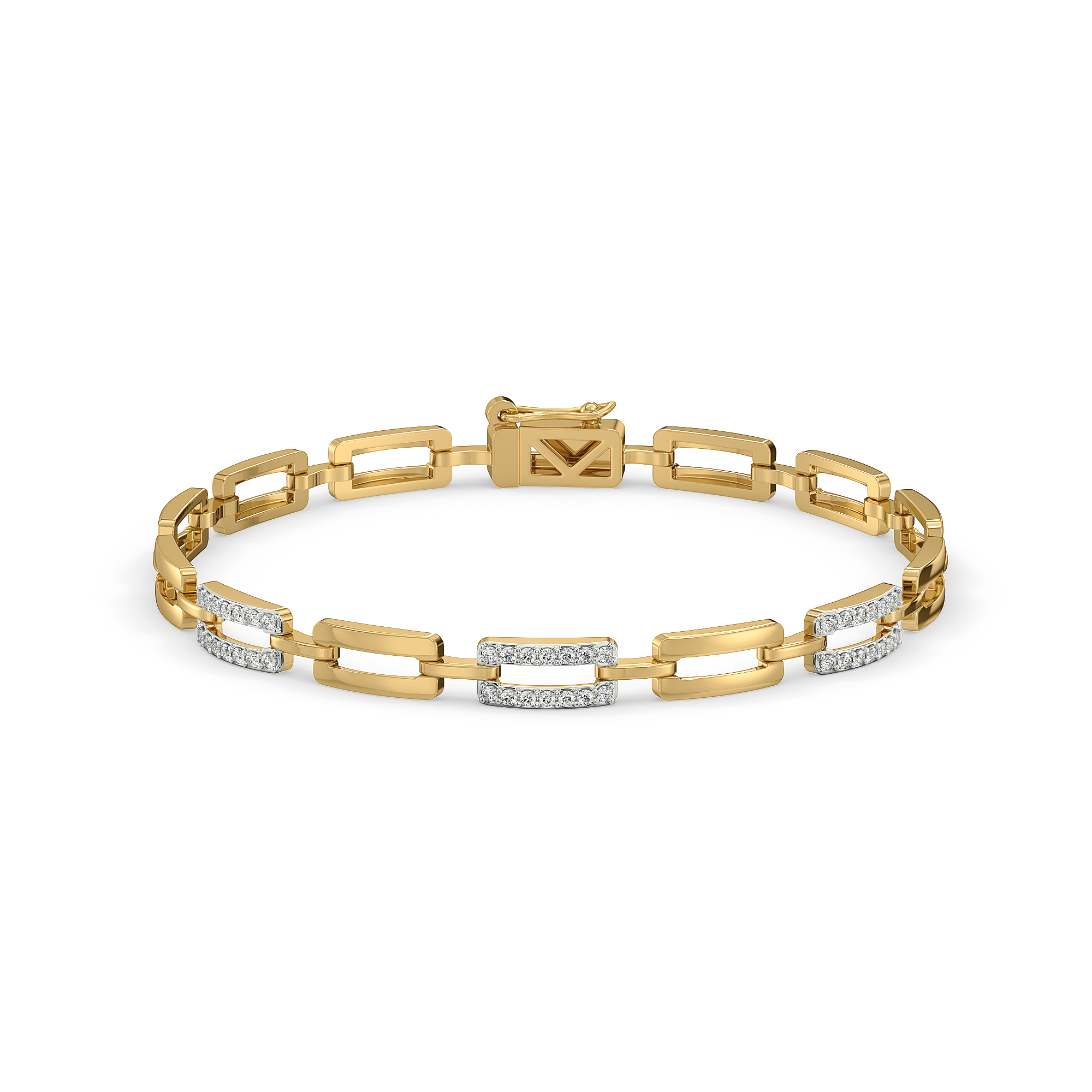 Linkin' It Up - Lab Diamond Chain Bracelet Main image