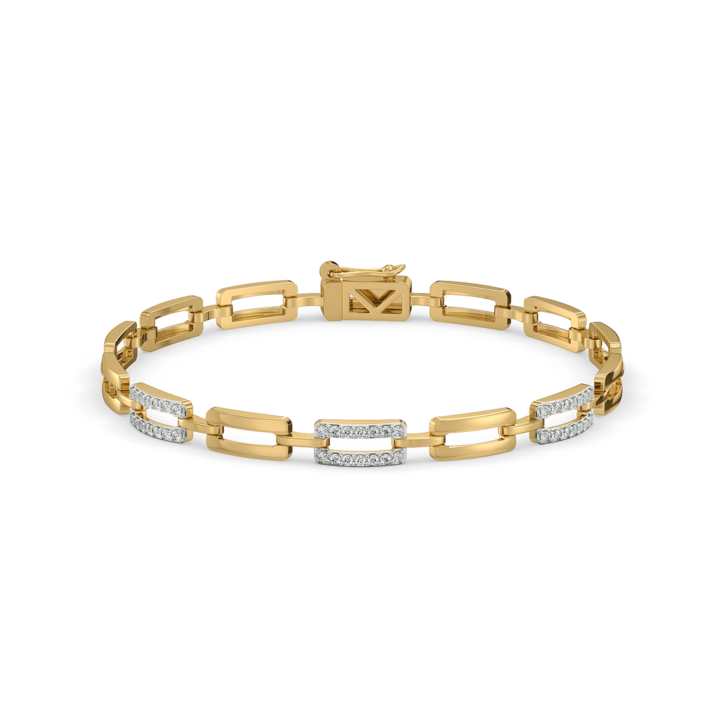 Linkin' It Up - Lab Diamond Chain Bracelet