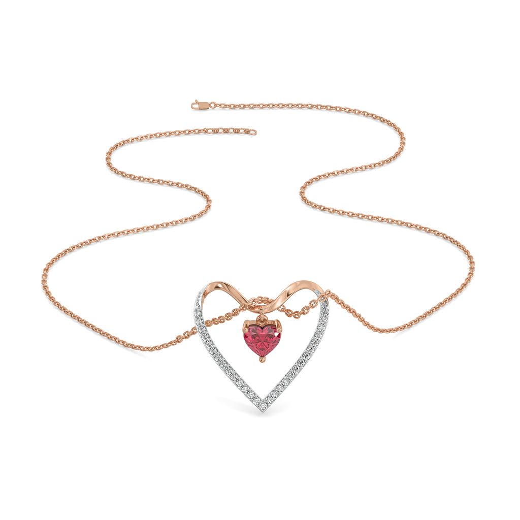 "Love on a String" - Lab Diamond Necklace