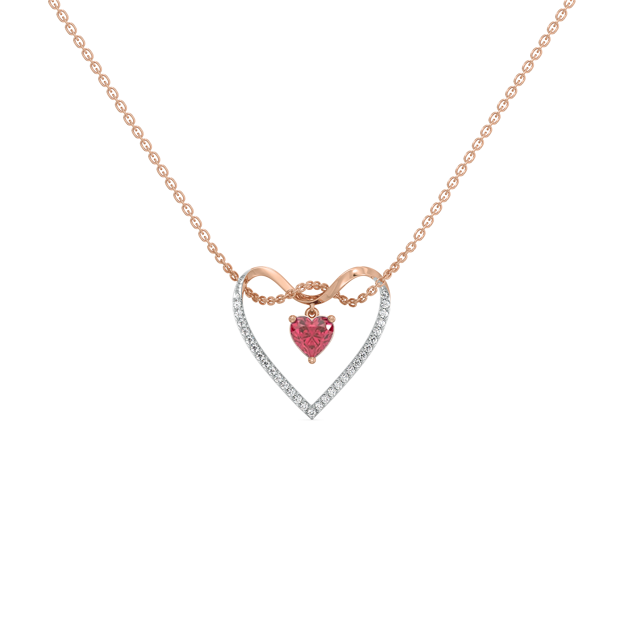 "Love on a String" - Lab Diamond Necklace