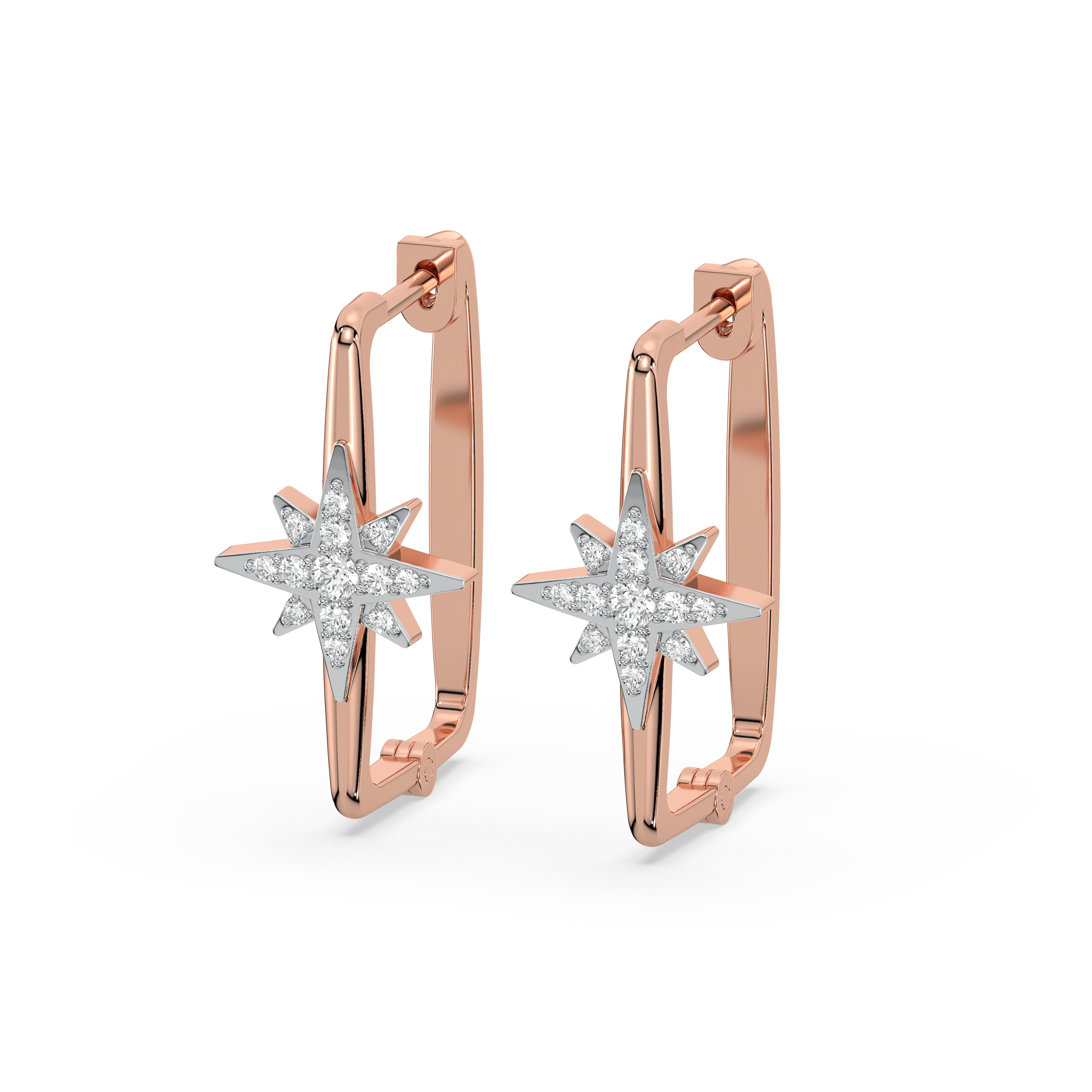 NorthStar Huggies - Lab Diamond Earrings