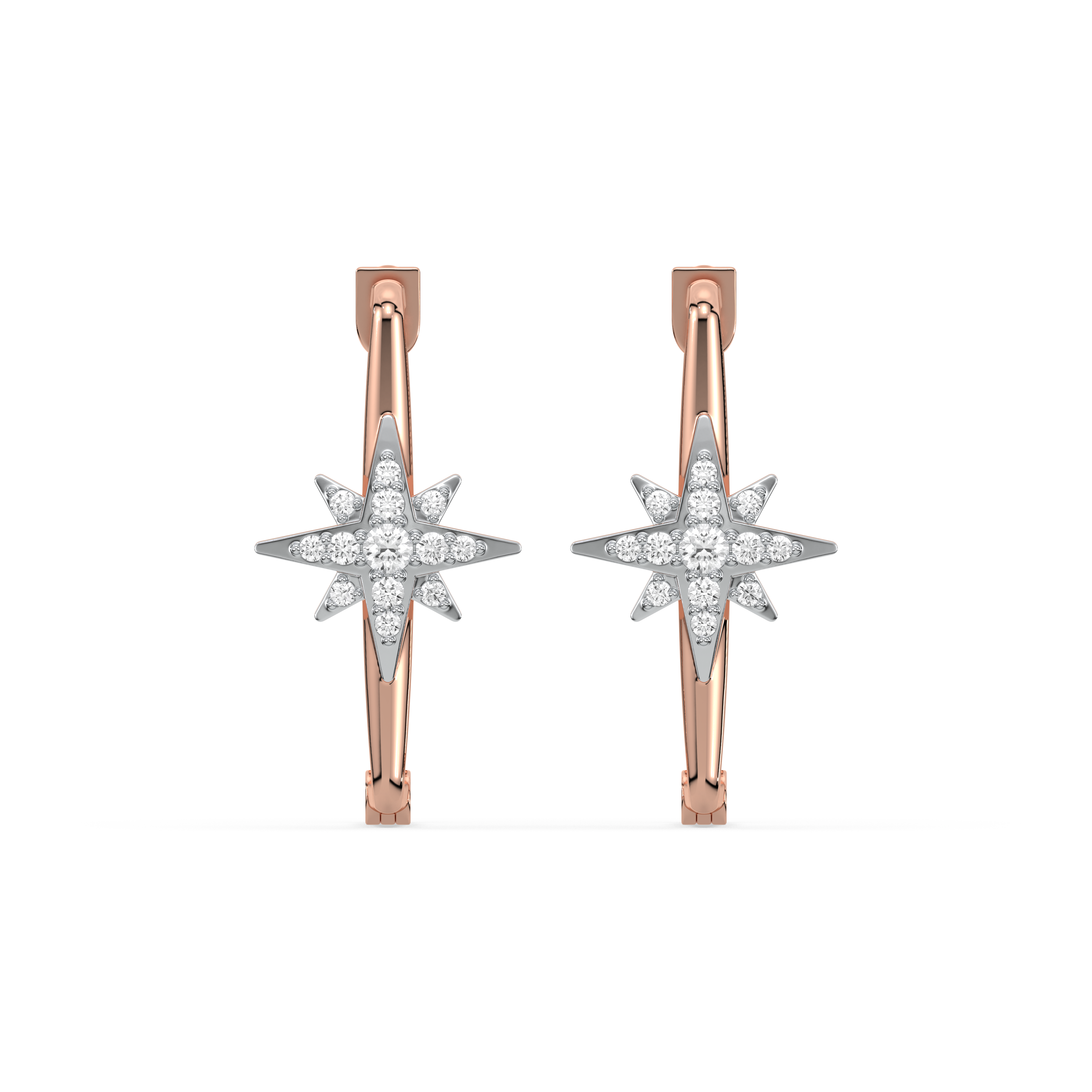 NorthStar Huggies - Lab Diamond Earrings