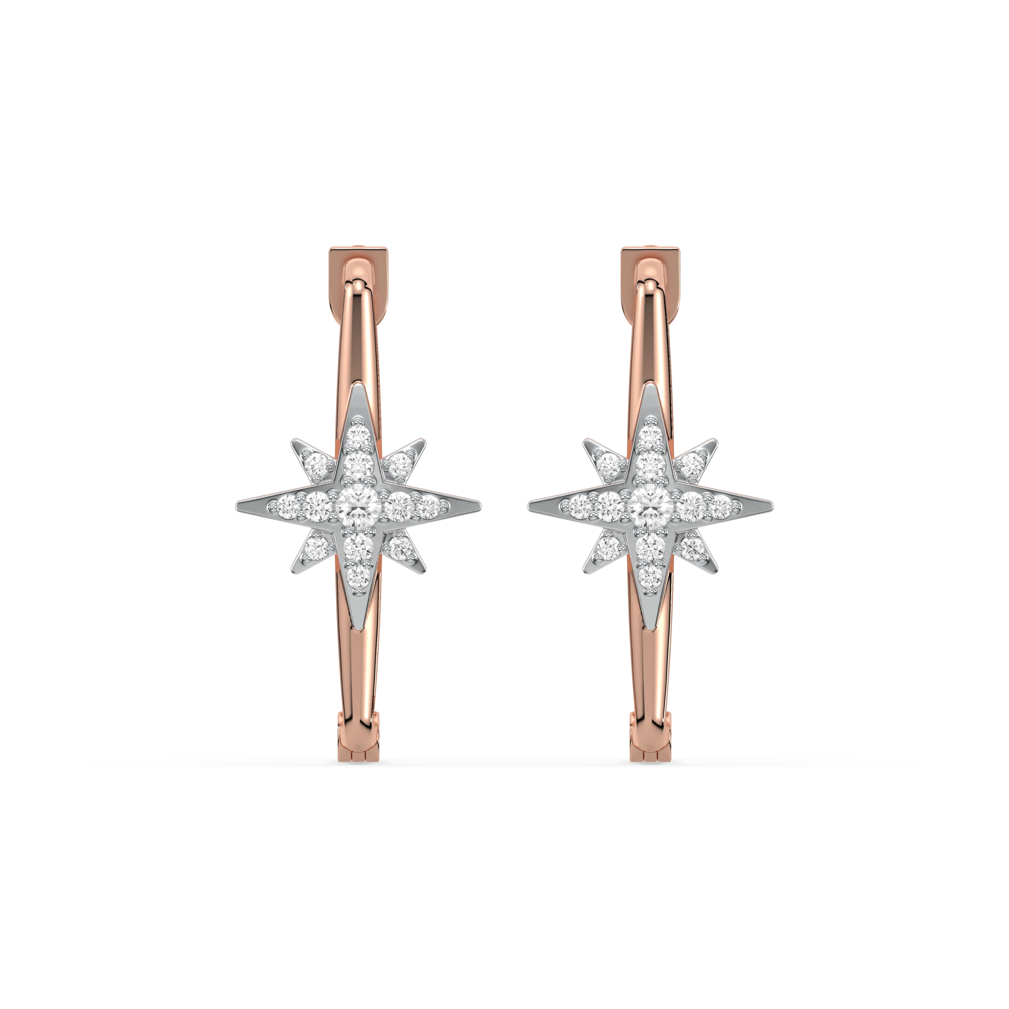 NorthStar Huggies - Lab Diamond Earrings Secondary image