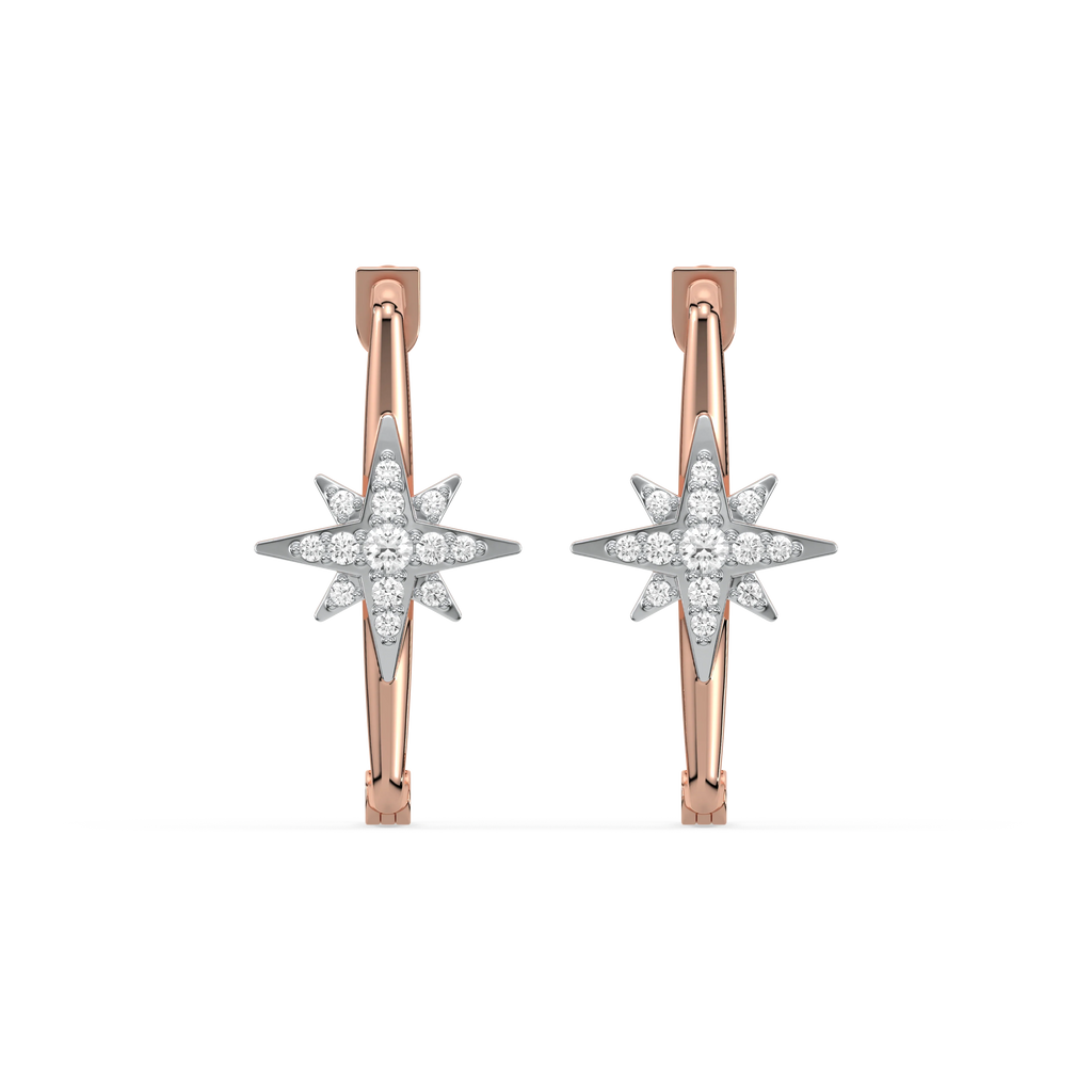 NorthStar Huggies - Lab Diamond Earrings