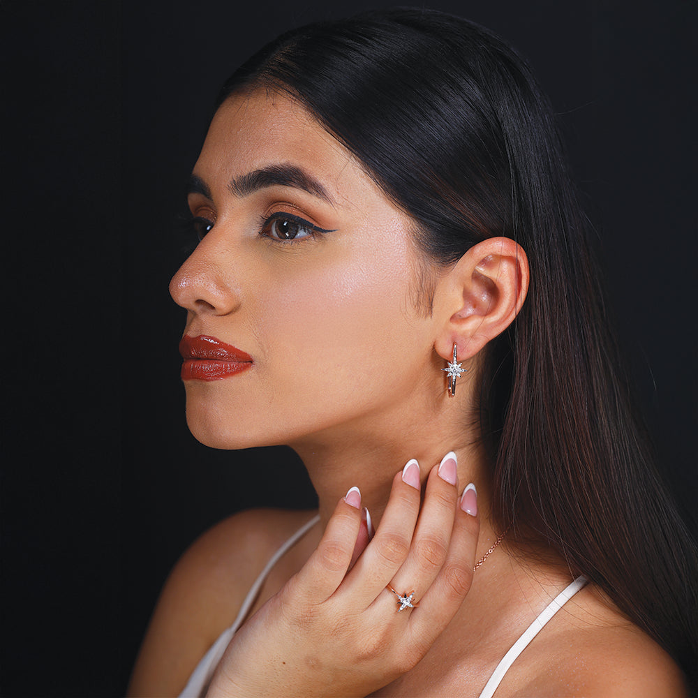 NorthStar Huggies - Lab Diamond Earrings