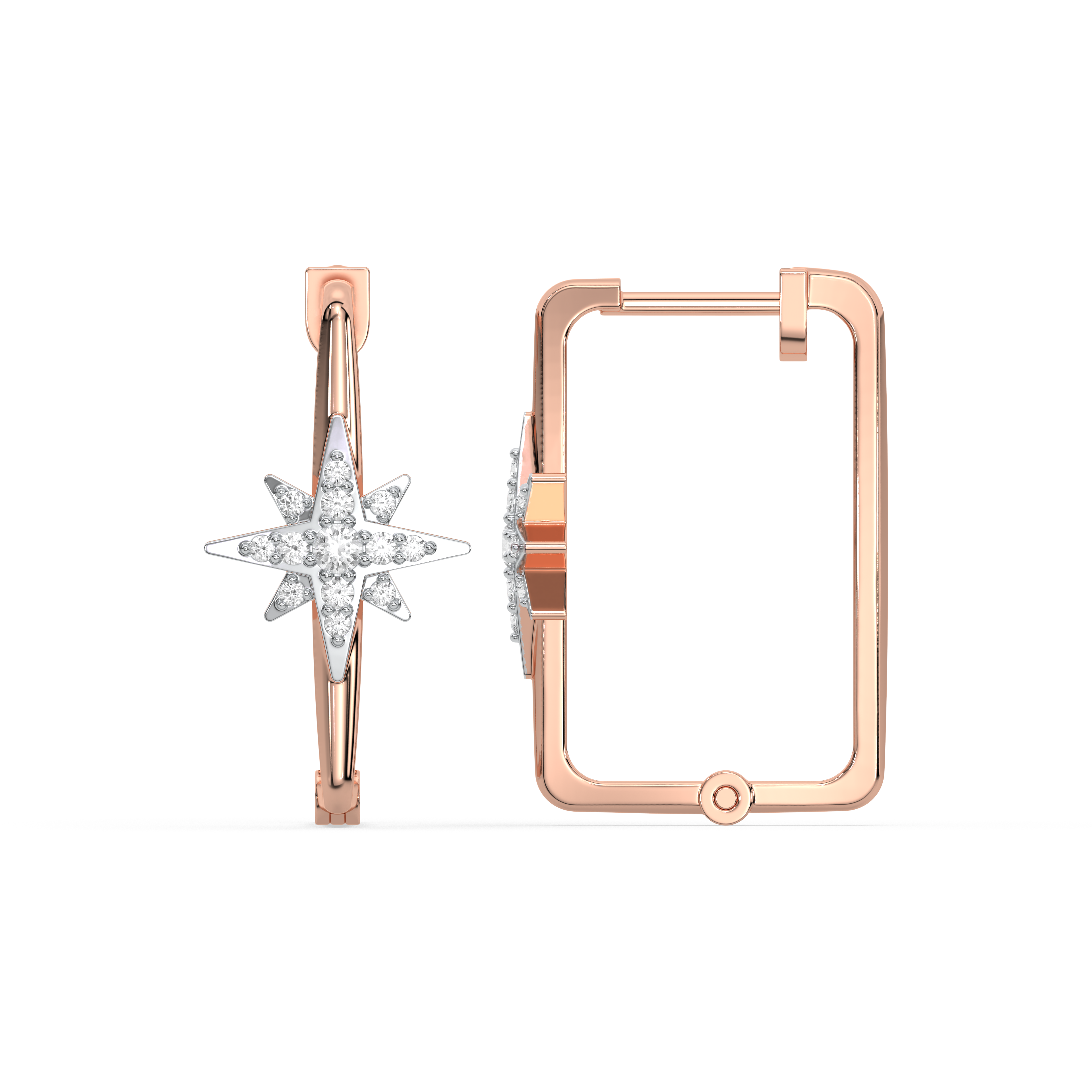 NorthStar Huggies - Lab Diamond Earrings